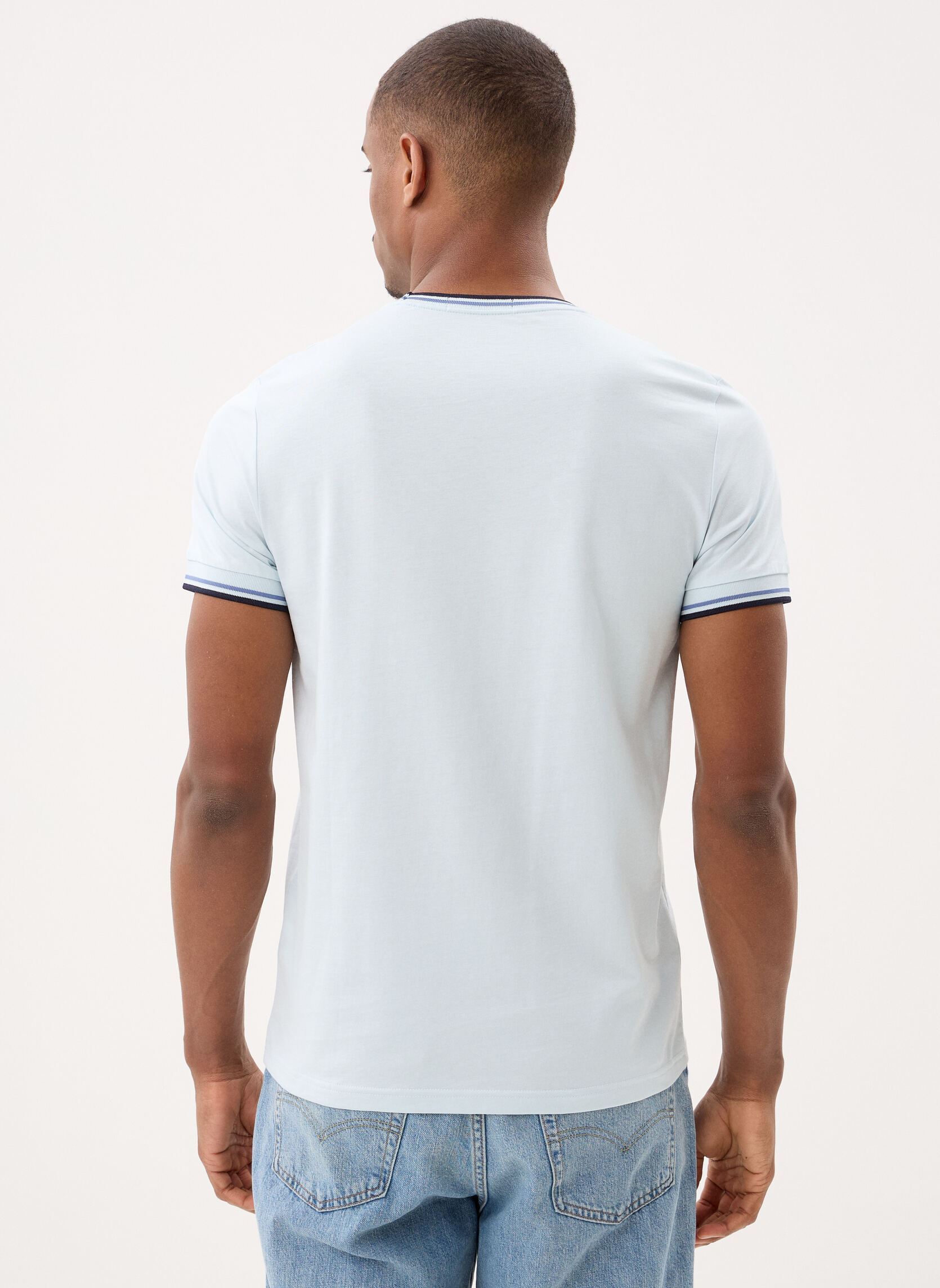 Tee-shirts Twin Tipped T-Shirt homme bleu Fred Perry Tee-shirts Twin Tipped T-Shirt homme bleu LGTIC/ACEBL/NAVY