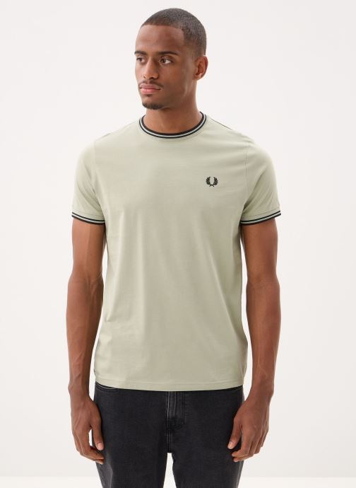 Fred Perry T-shirts Twin Tipped T-Shirt heren beige