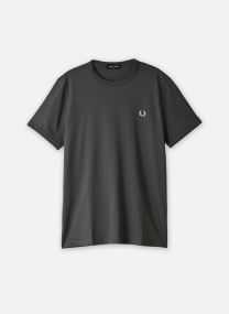 Tee-shirts Ringer T-Shirt homme kaki Fred Perry Tee-shirts Ringer T-Shirt homme kaki FIELD GREEN