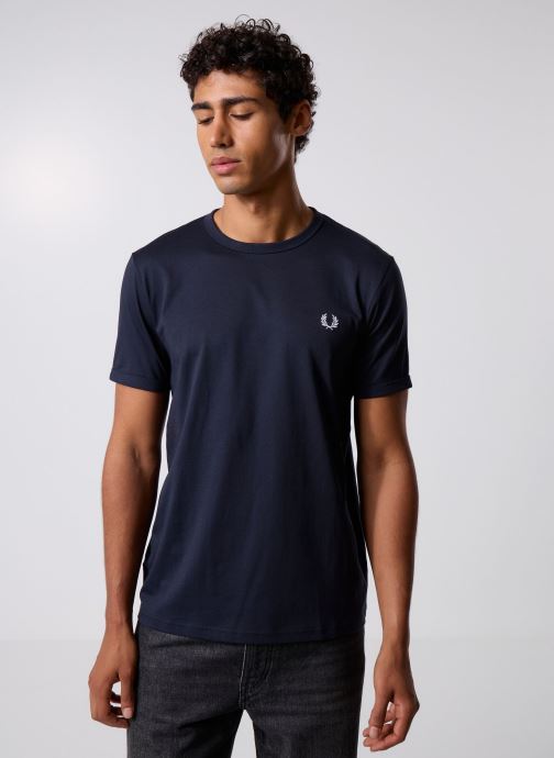 Fred Perry Tee-shirts Ringer T-Shirt homme bleu