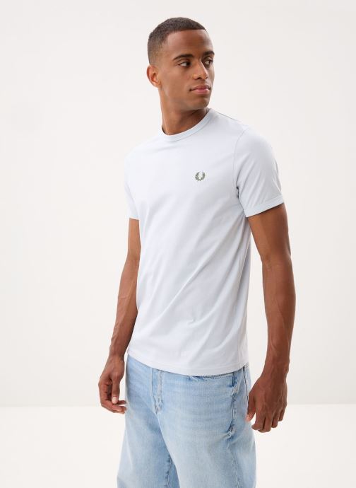 Fred Perry T-shirts Ringer T-Shirt heren blauw