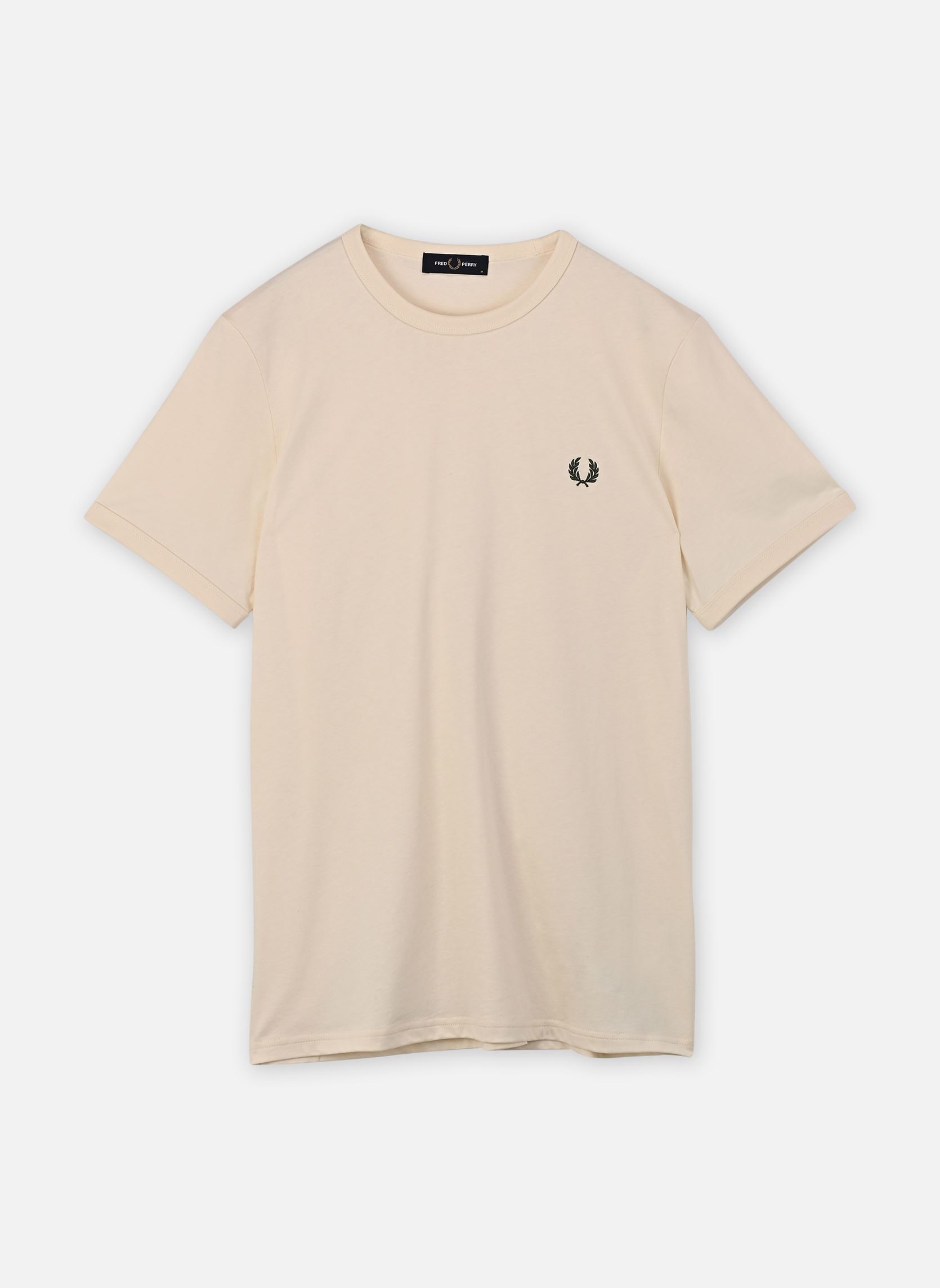 T-shirts Ringer T-Shirt heren wit Fred Perry T-shirts Ringer T-Shirt heren wit ECRU NEW