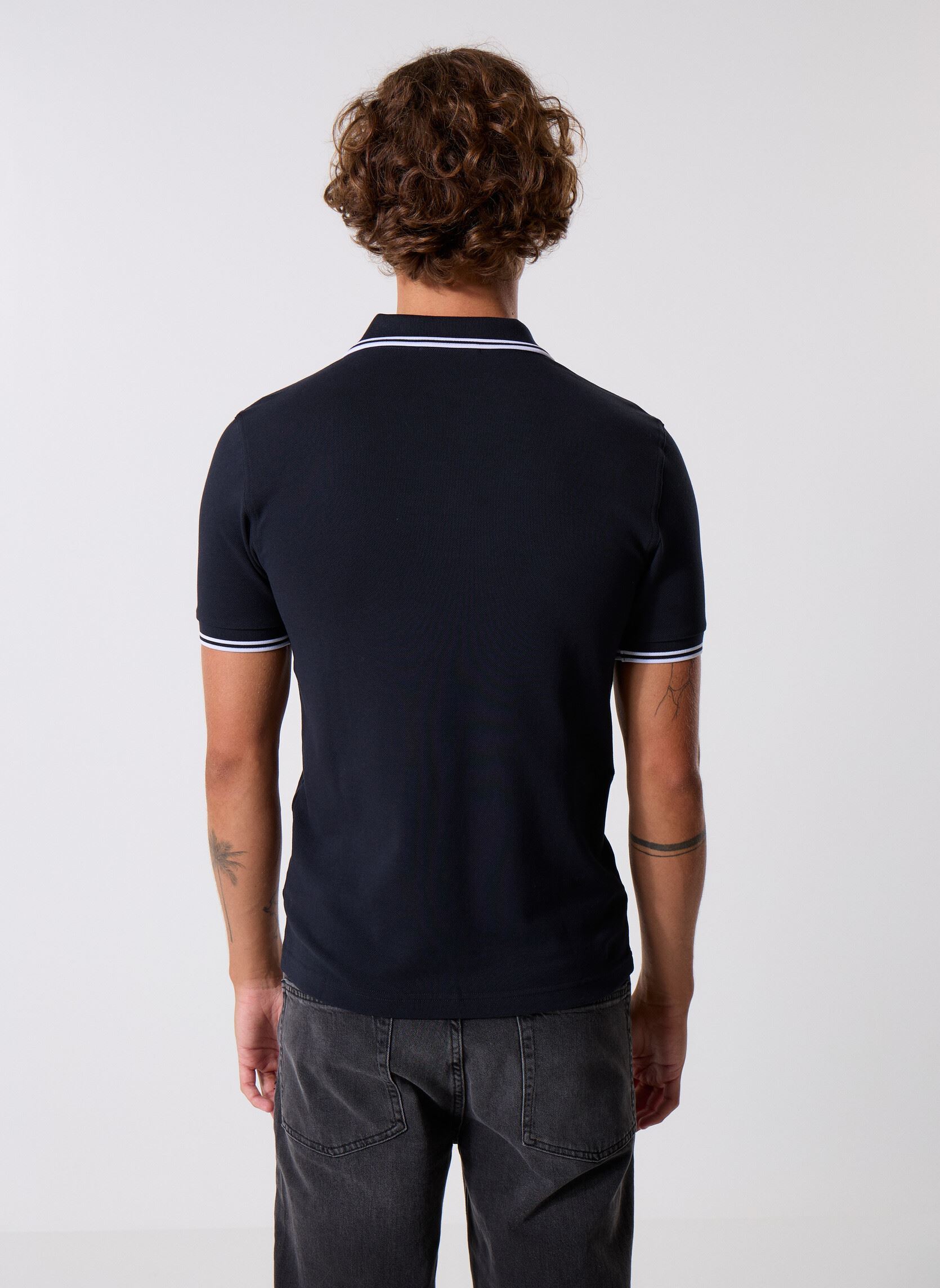 Polos Twin Tipped Fred Perry Shirt homme bleu Fred Perry Polos Twin Tipped Fred Perry Shirt homme bleu NAVY/WHITE