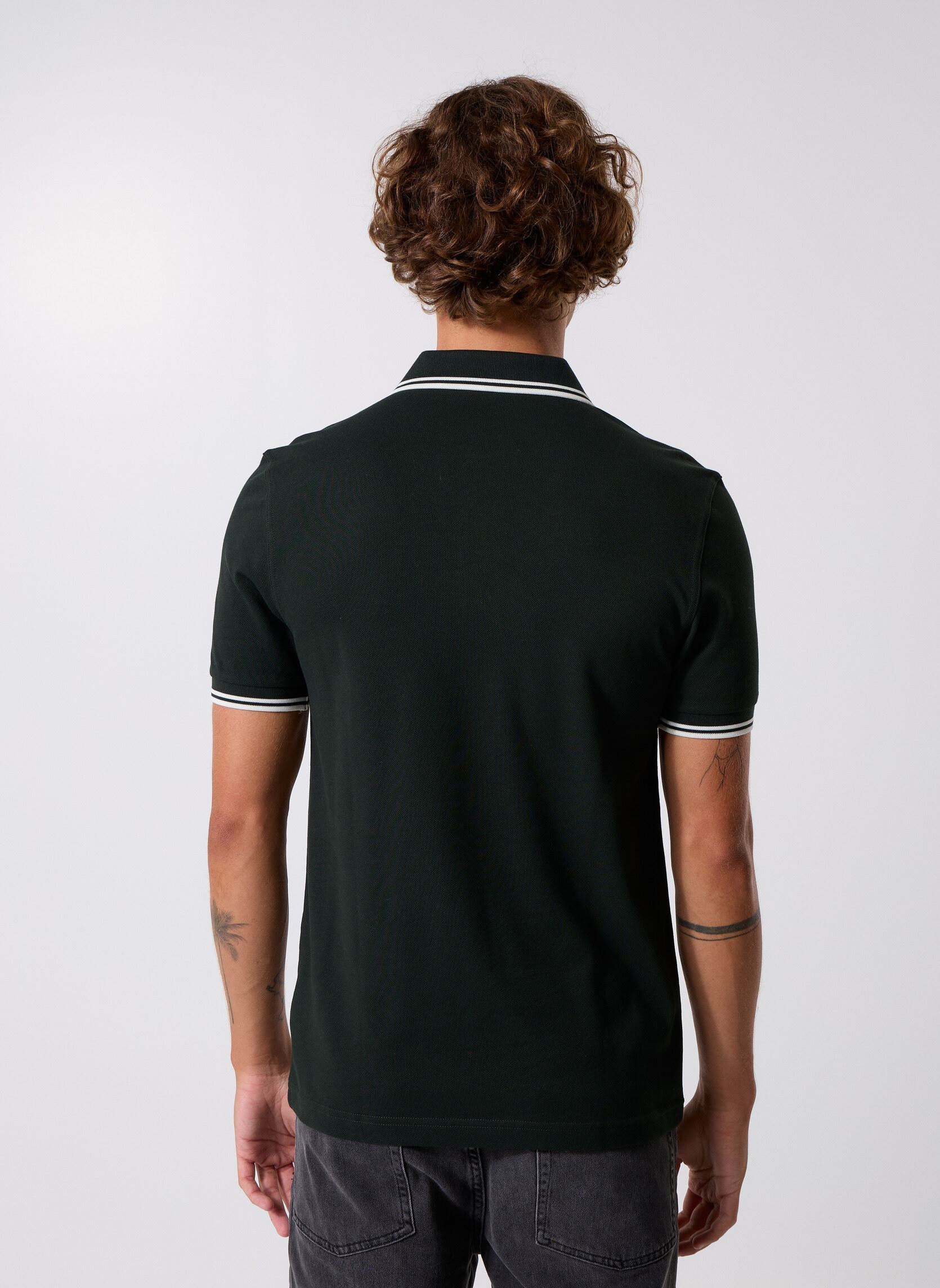 Polos Twin Tipped Fred Perry Shirt homme vert Fred Perry Polos Twin Tipped Fred Perry Shirt homme vert NIGHTGREEN/SNWHT