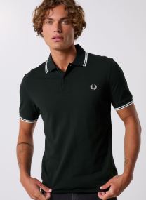 Polos Twin Tipped Fred Perry Shirt homme vert