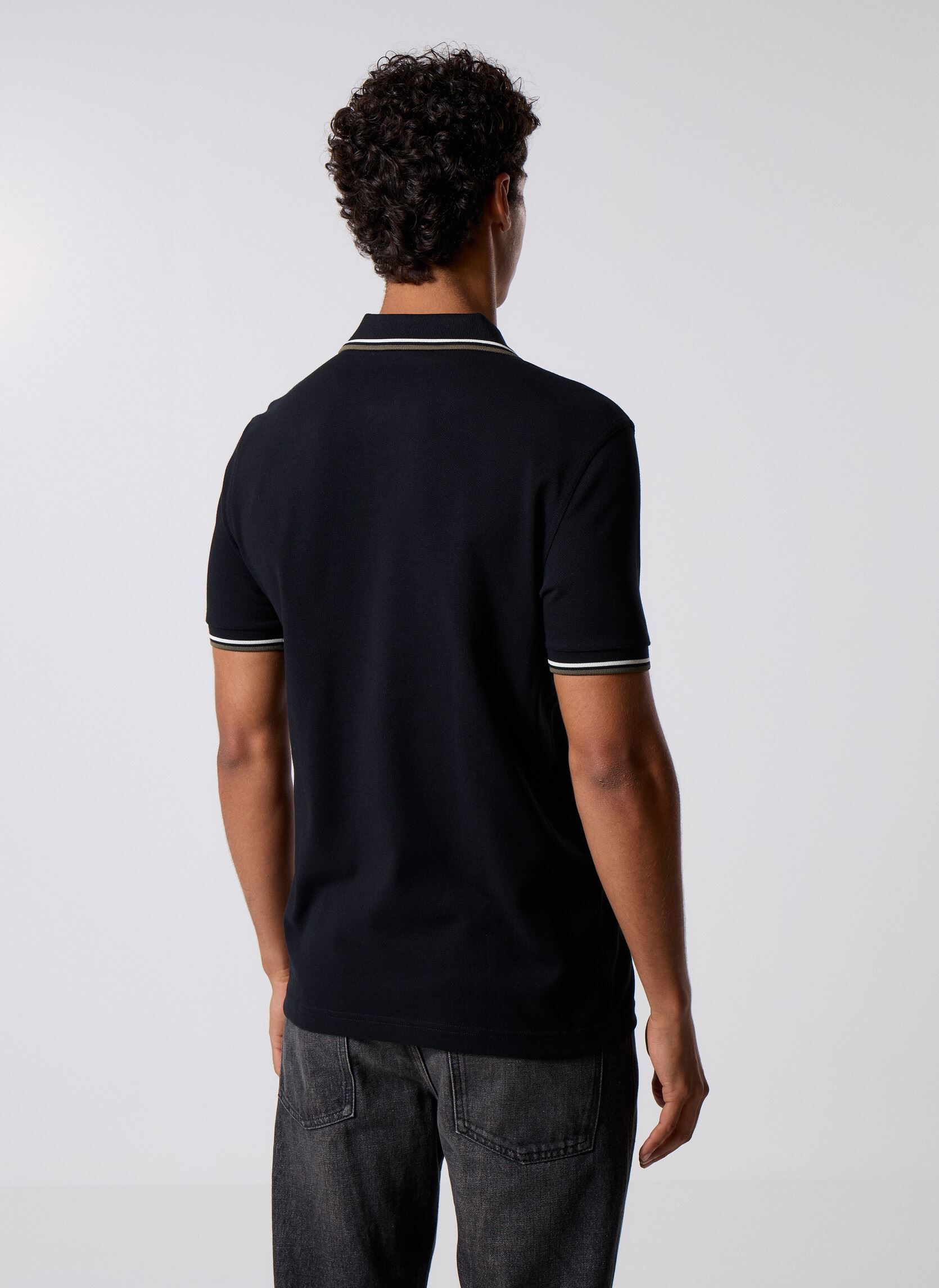 Polos Twin Tipped Fred Perry Shirt homme noir Fred Perry Polos Twin Tipped Fred Perry Shirt homme noir BLK/ECR/LRLWGREN