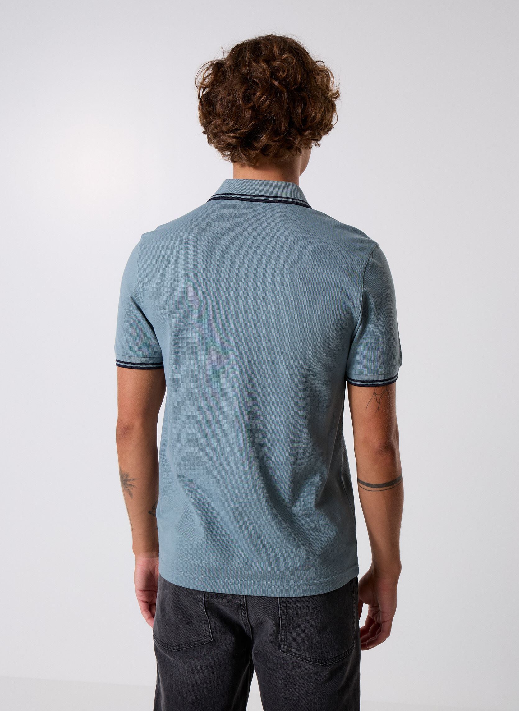 Polos Twin Tipped Fred Perry Shirt homme bleu Fred Perry Polos Twin Tipped Fred Perry Shirt homme bleu STOCKPORTBLU/NVY