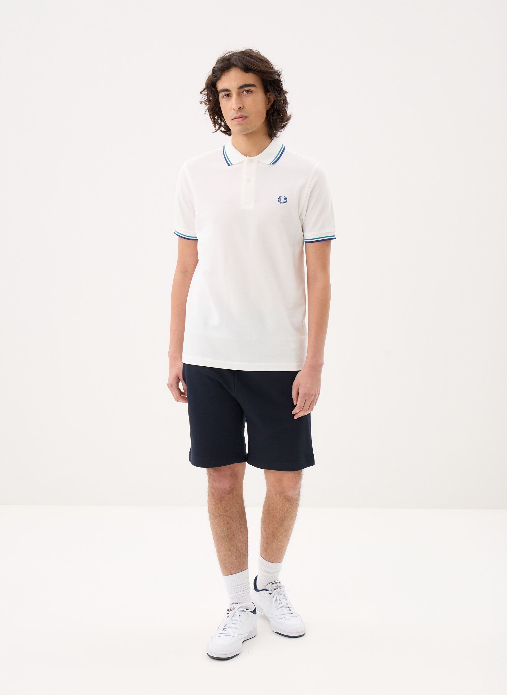 Polos Twin Tipped Fred Perry Shirt homme blanc Fred Perry Polos Twin Tipped Fred Perry Shirt homme blanc SNWH/DEPMN/SOHEC