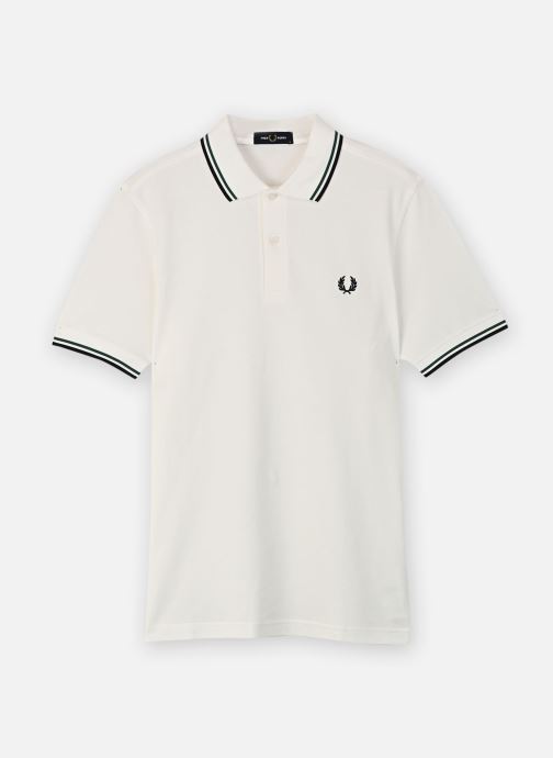 Fred Perry Polo's Twin Tipped Fred Perry Shirt heren wit