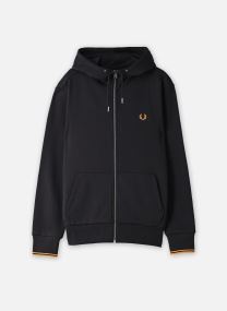 Sweats zippés Hooded Zip Through Sweatshirt homme noir Fred Perry Sweats zippés Hooded Zip Through Sweatshirt homme noir ANCHORGRY/GOLDEN