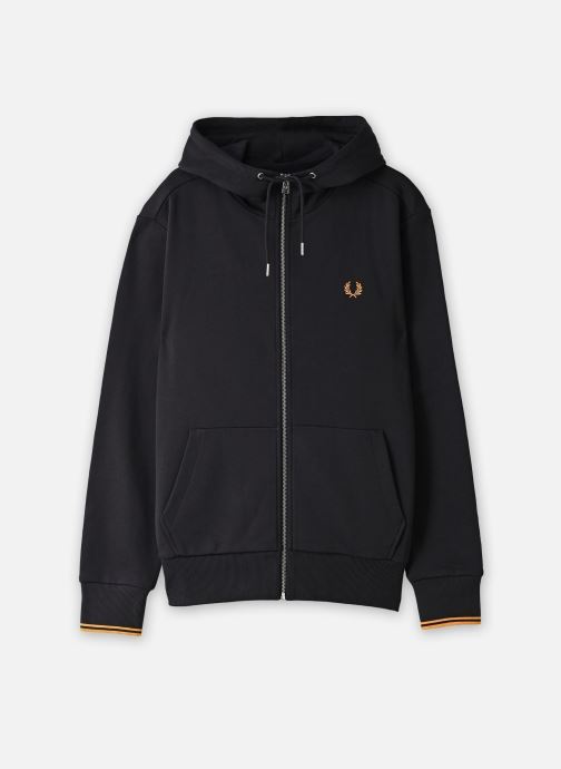 Fred Perry Sweats zippés Hooded Zip Through Sweatshirt homme noir