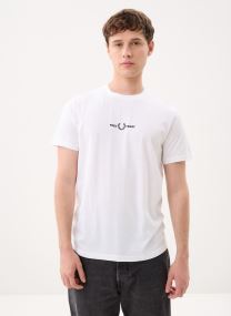 Tee-shirts Embroidered T-Shirt homme blanc Fred Perry Tee-shirts Embroidered T-Shirt homme blanc WHITE