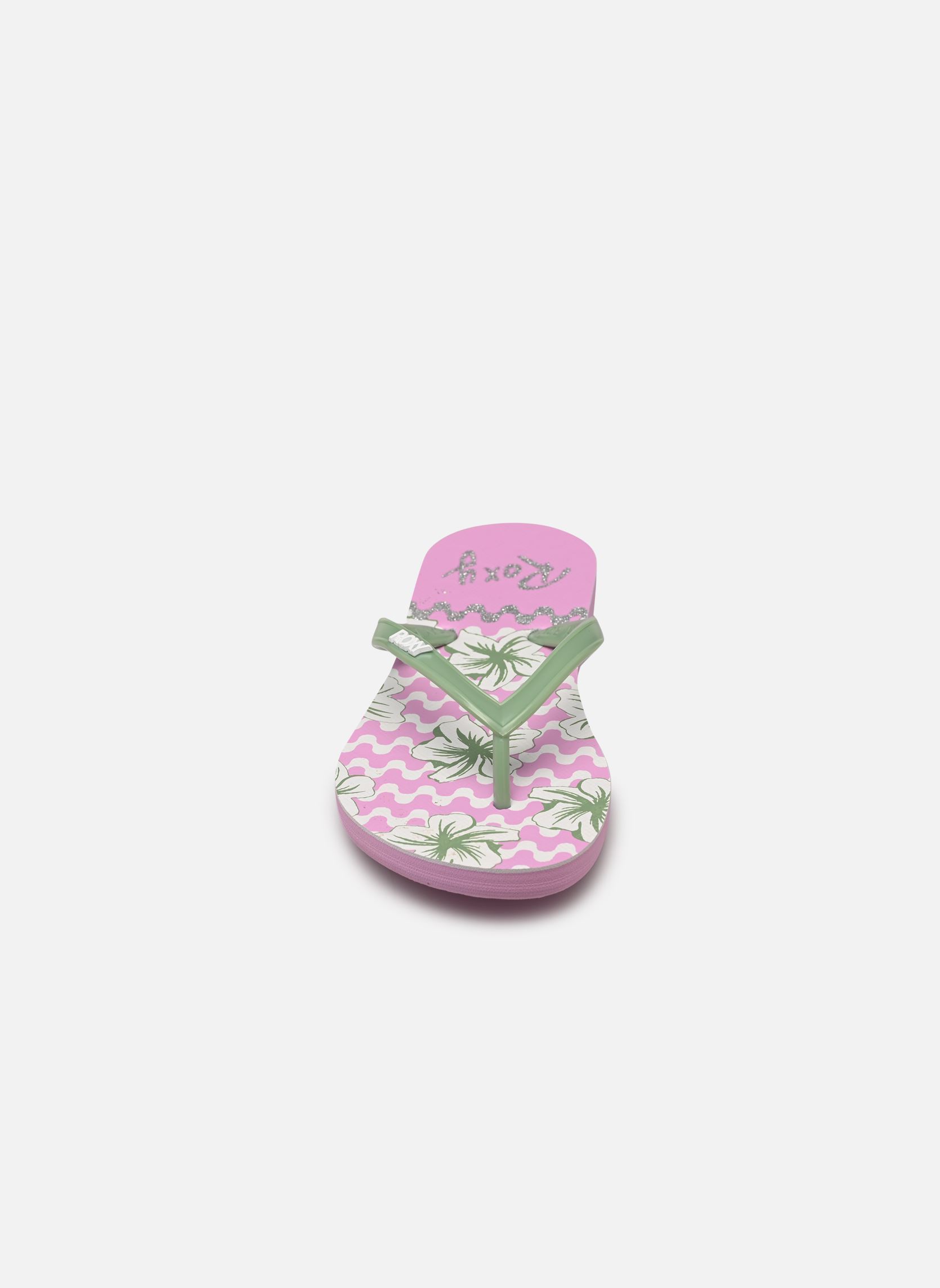 Tongs RG Viva Stamp II fille multicolore Roxy Tongs RG Viva Stamp II fille multicolore GREEN/PINK