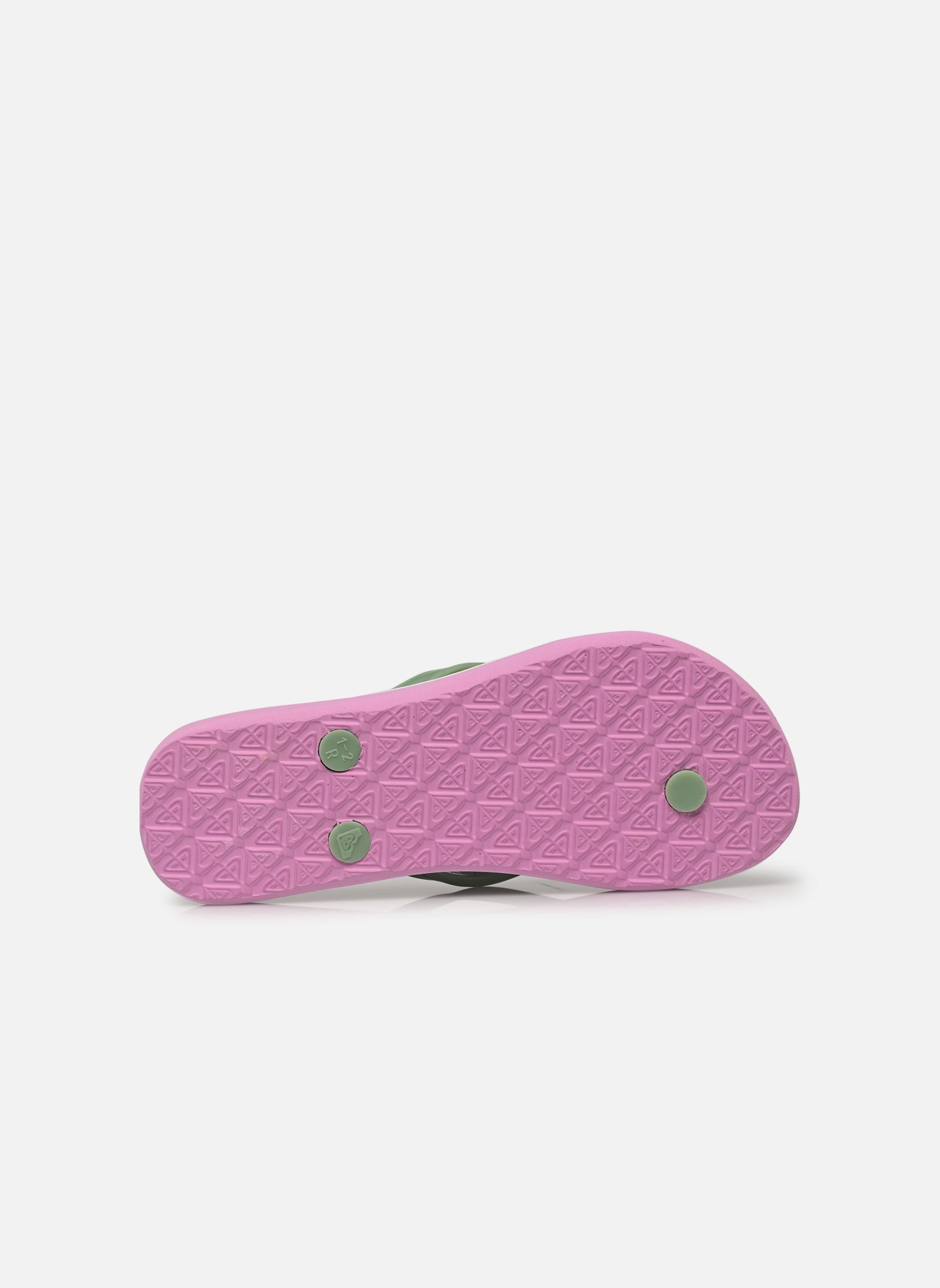 Tongs RG Viva Stamp II fille multicolore Roxy Tongs RG Viva Stamp II fille multicolore GREEN/PINK