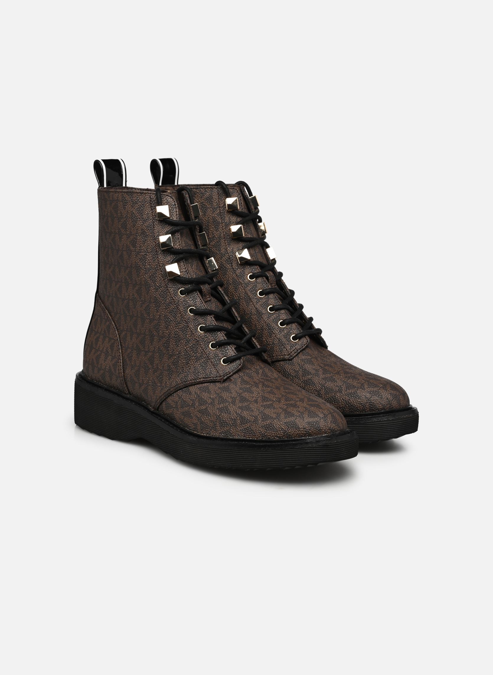 Geschnürte Stiefeletten HASKELL BOOTIE damen braun Michael Michael Kors Geschnürte Stiefeletten HASKELL BOOTIE damen braun Brown2
