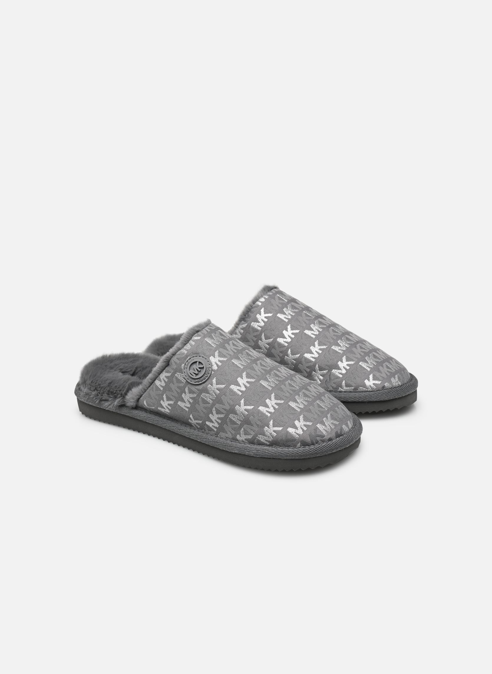 Pantoffels JANIS SLIPPER dames grijs Michael Michael Kors Pantoffels JANIS SLIPPER dames grijs Heather grey