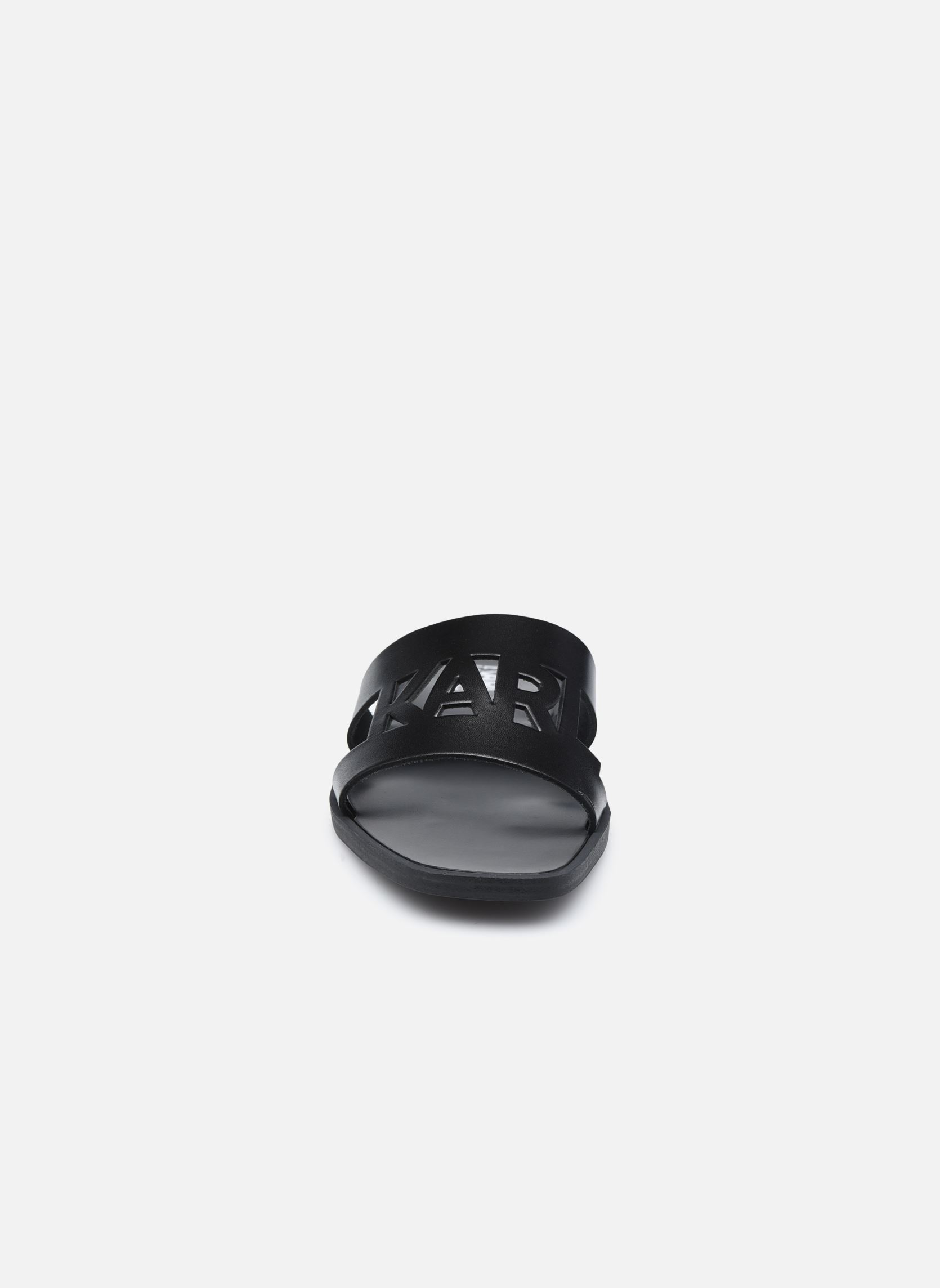 Pantoletten Skoot Ii Karl Kut-Out damen schwarz Karl Lagerfeld Pantoletten Skoot Ii Karl Kut-Out damen schwarz BLACK LTHR / MONO
