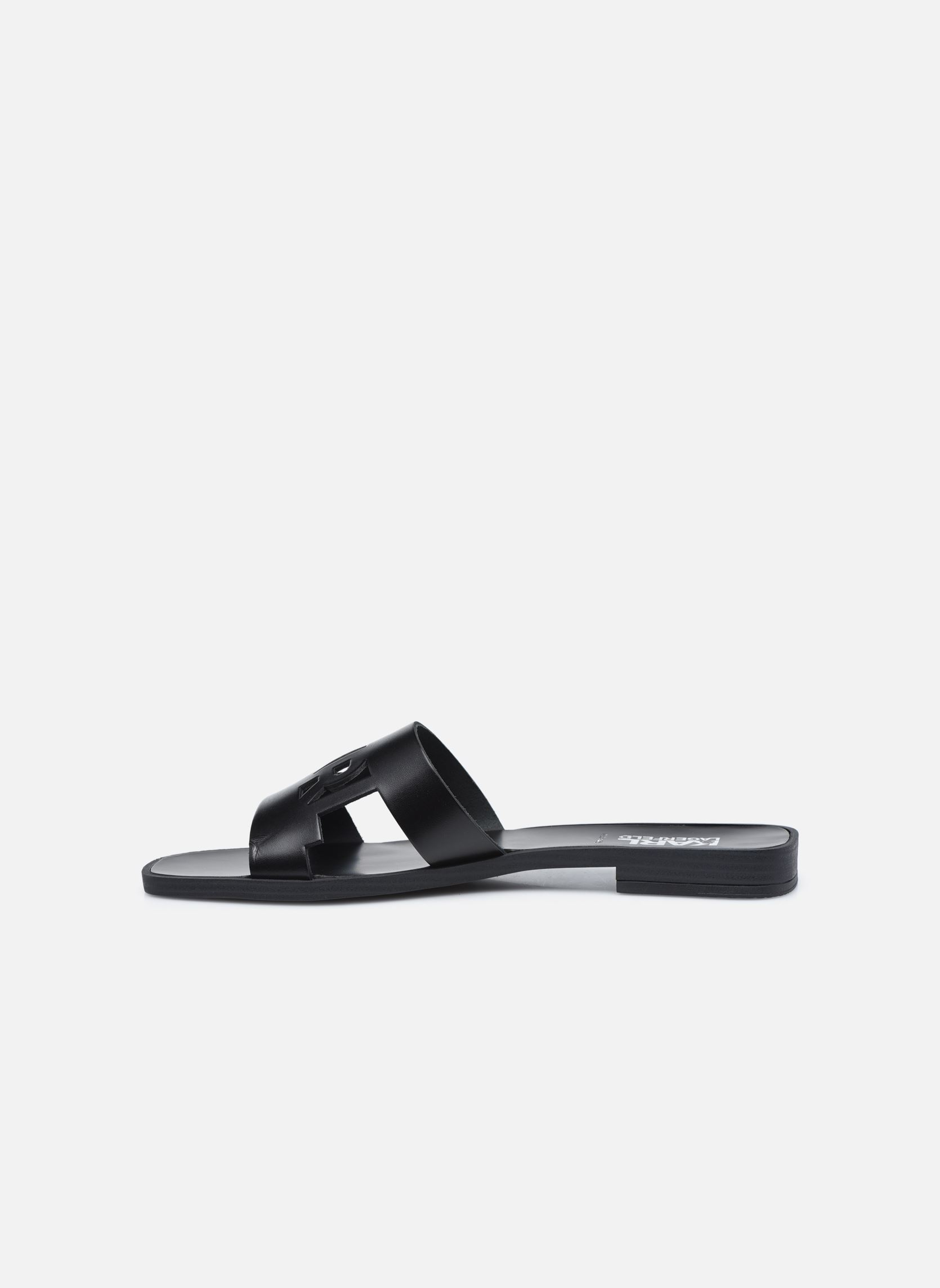 Pantoletten Skoot Ii Karl Kut-Out damen schwarz Karl Lagerfeld Pantoletten Skoot Ii Karl Kut-Out damen schwarz BLACK LTHR / MONO