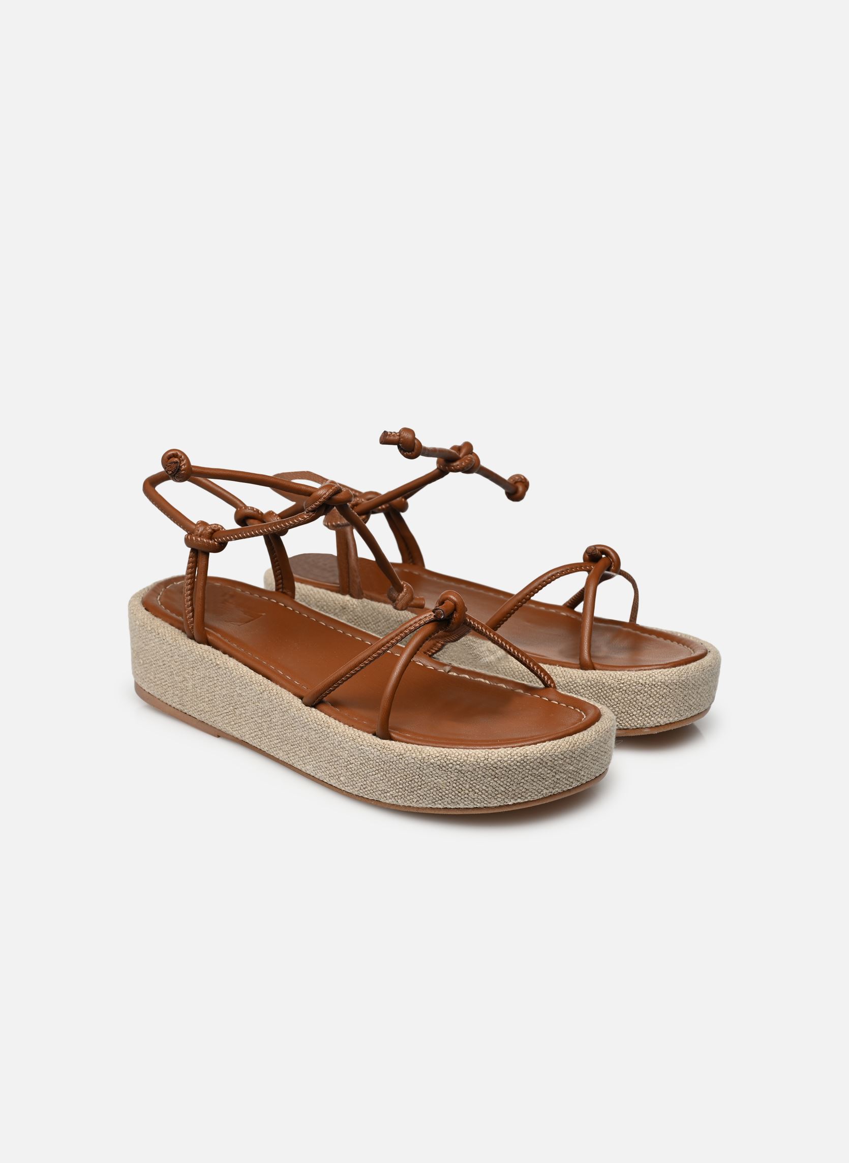 Keil- und Plateau-Espadrilles Heather damen braun Flattered Keil- und Plateau-Espadrilles Heather damen braun COGNAC