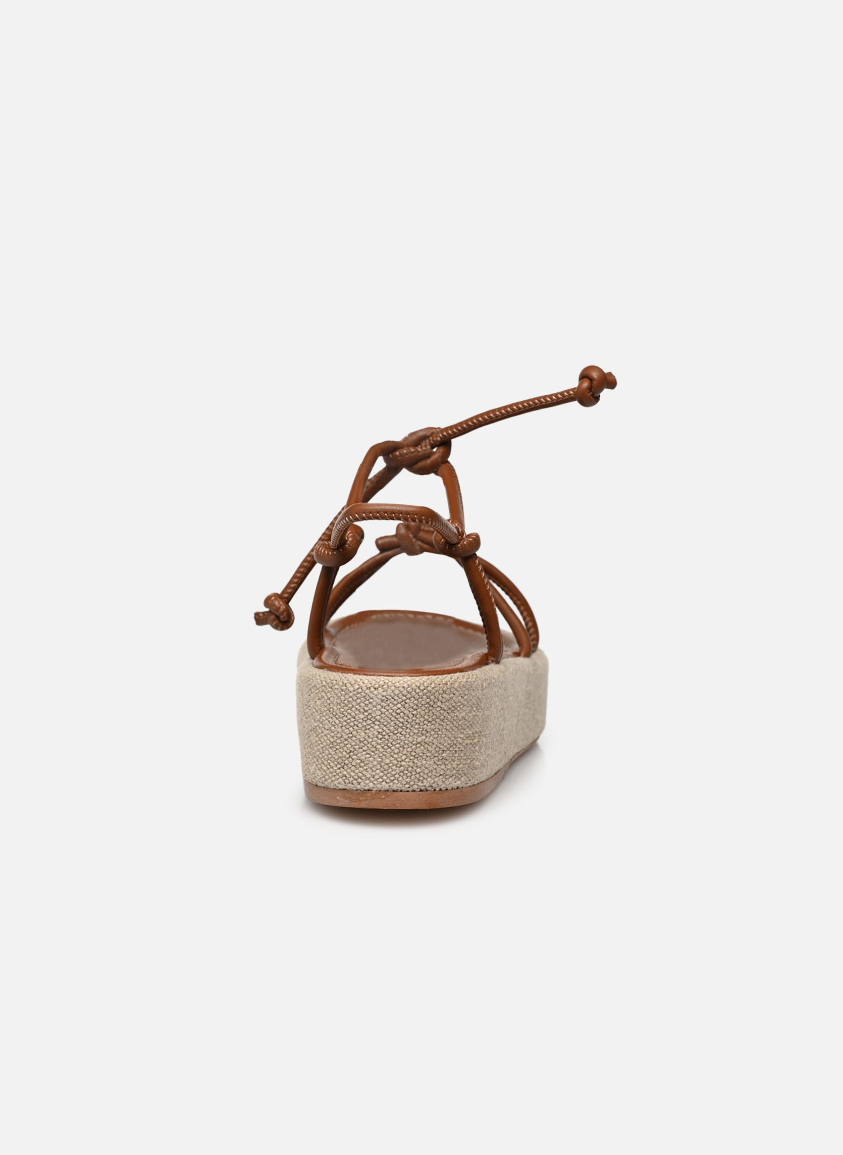 Keil- und Plateau-Espadrilles Heather damen braun Flattered Keil- und Plateau-Espadrilles Heather damen braun COGNAC