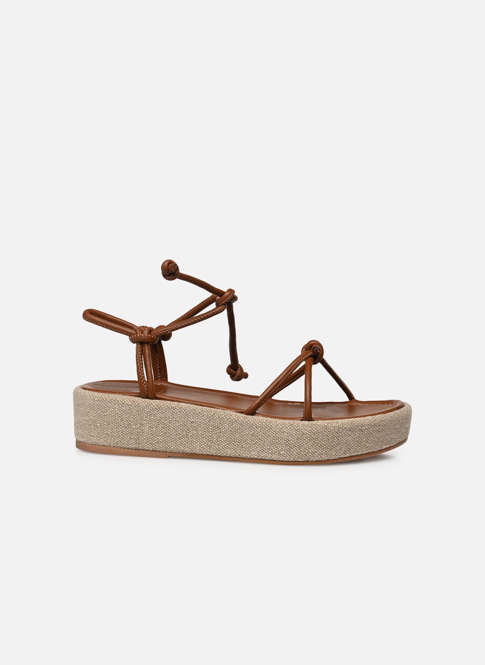 Keil- und Plateau-Espadrilles Heather damen braun Flattered Keil- und Plateau-Espadrilles Heather damen braun COGNAC