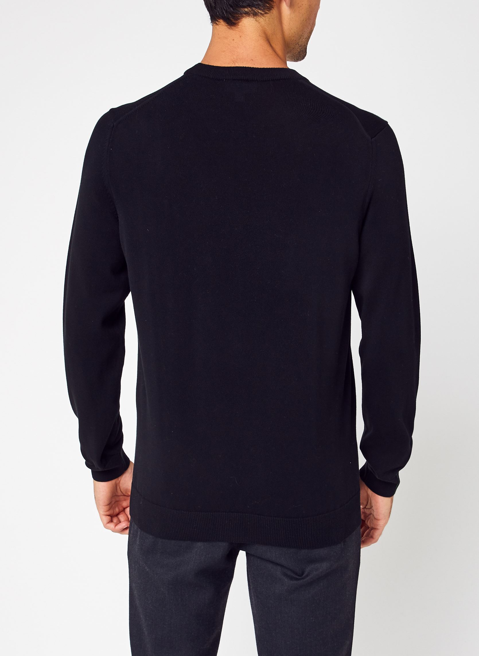 Pulls Pull à col rond en coton homme noir Lacoste Pulls Pull à col rond en coton homme noir 031 NOIR