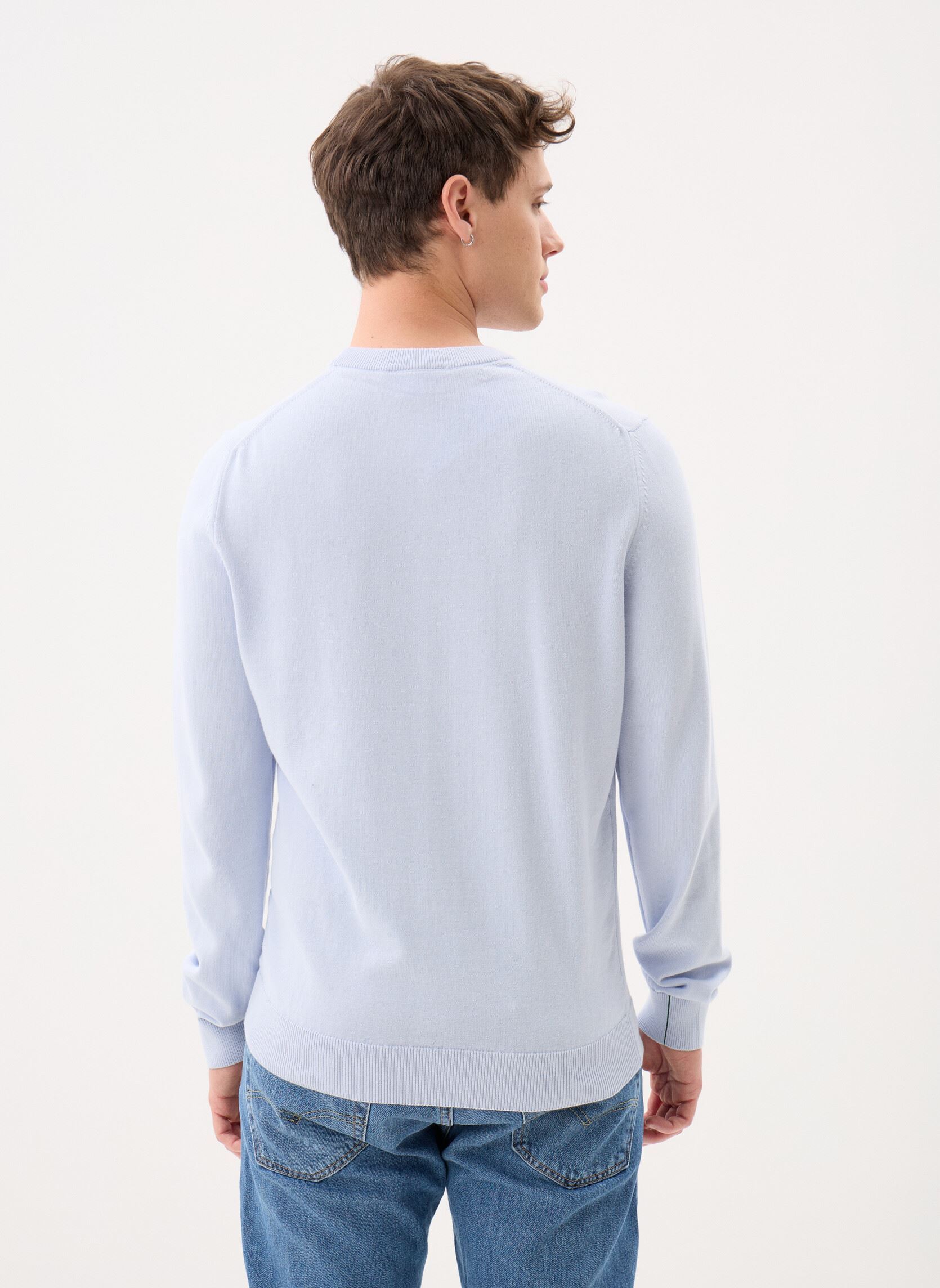 Pullover Pull à col rond en coton herren blau Lacoste Pullover Pull à col rond en coton herren blau PHOENIX