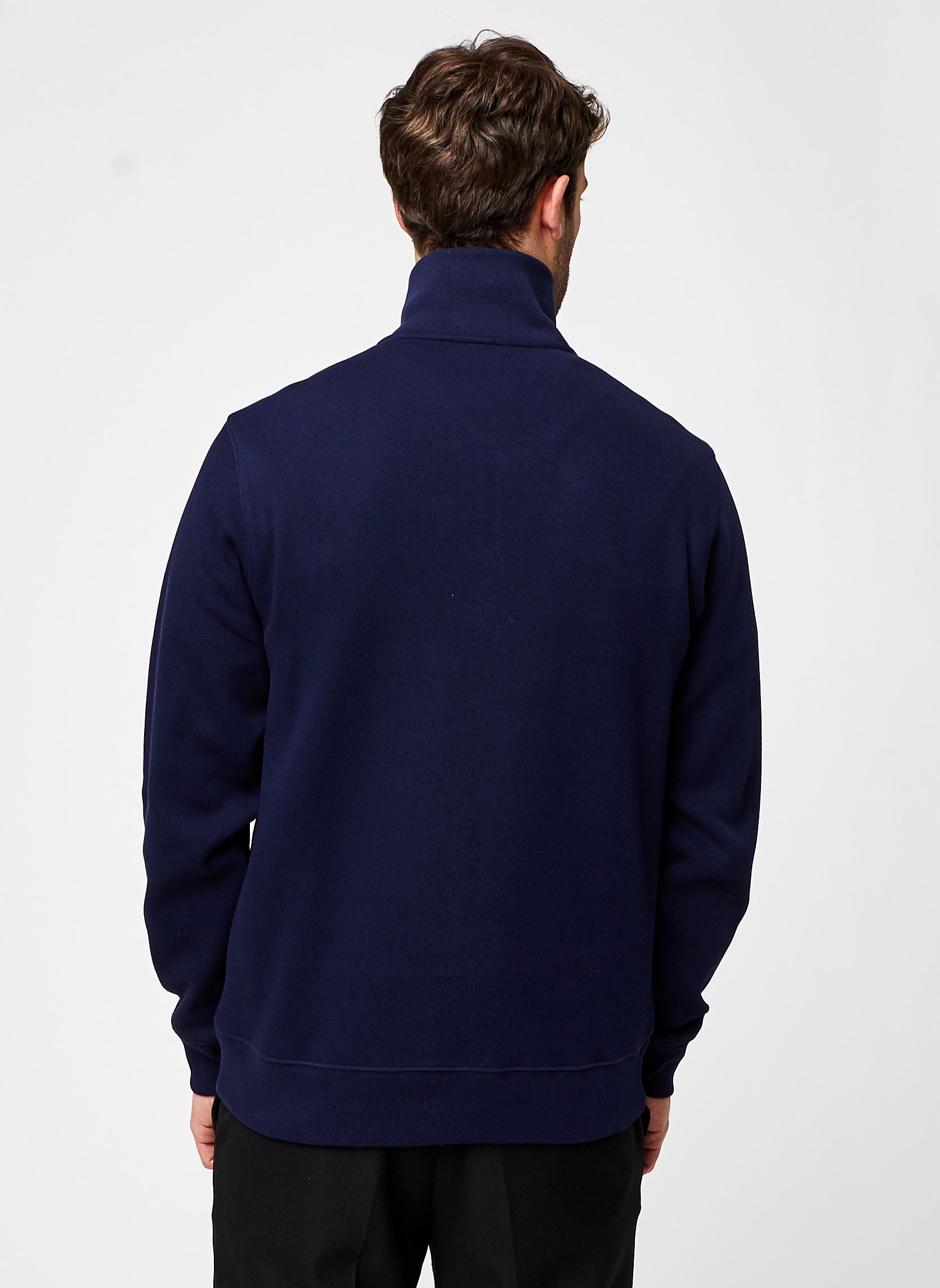 Sweats Pull ML Demi-Zip SH1927 homme bleu Lacoste Sweats Pull ML Demi-Zip SH1927 homme bleu 166 MARINE