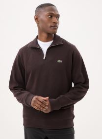 Sweatshirts Pull ML Demi-Zip SH1927 heren bruin