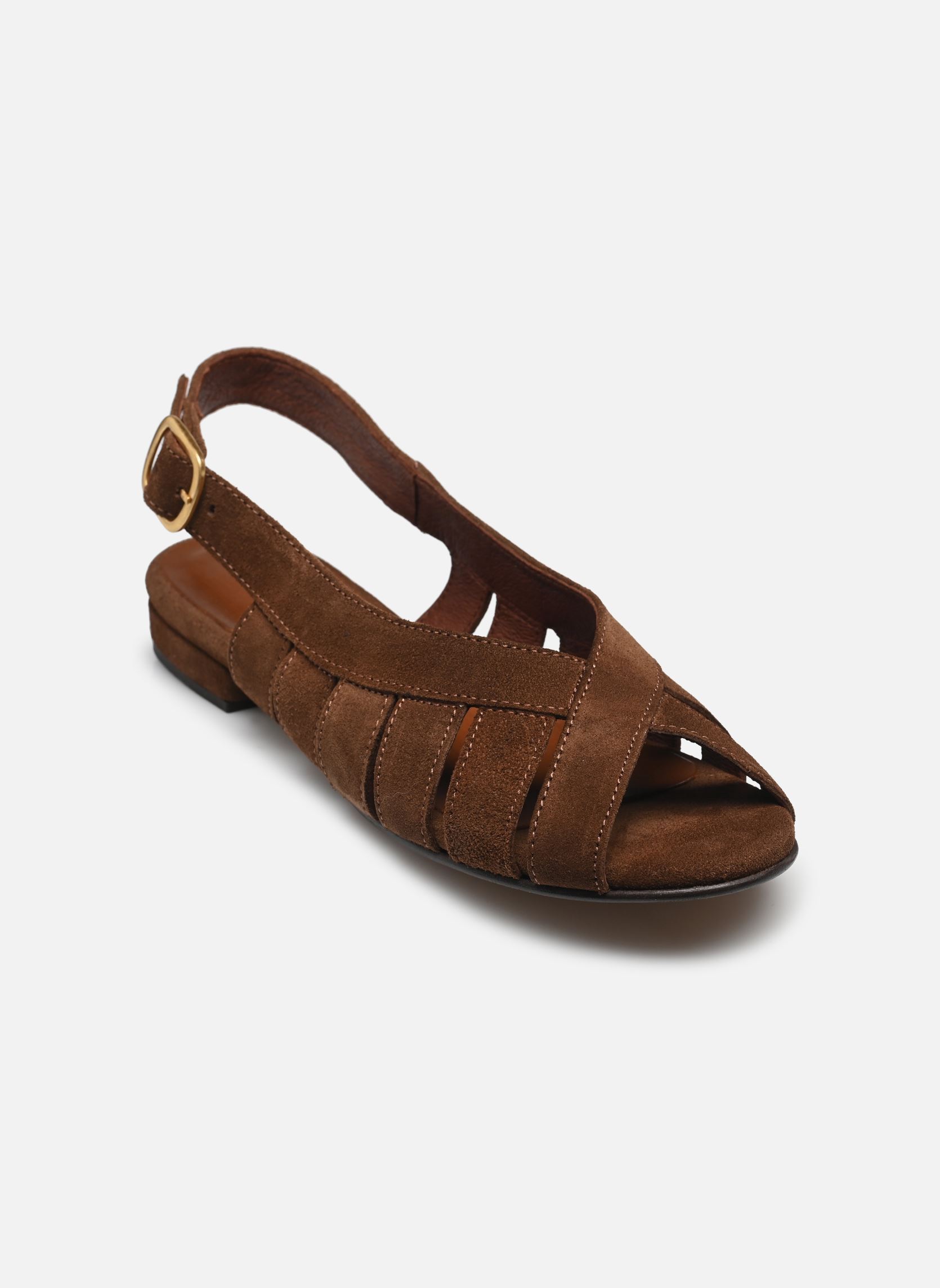 Sandales SOPHIE 20 femme marron Anonymous Copenhagen Sandales SOPHIE 20 femme marron CALF SUEDE COCONUT BROWN