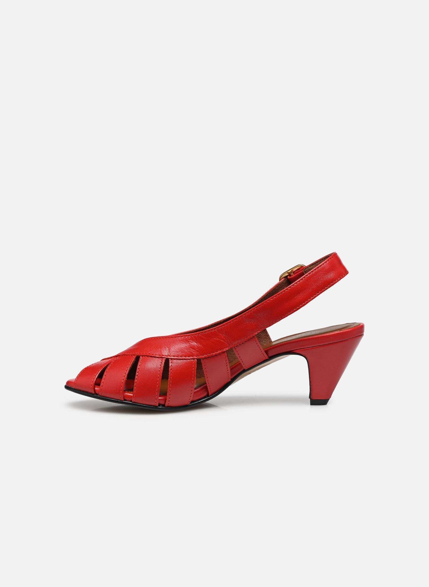 Sandalias SOPHIE 50 mujer rojo Anonymous Copenhagen Sandalias SOPHIE 50 mujer rojo SHINY LAMB RUBY RED