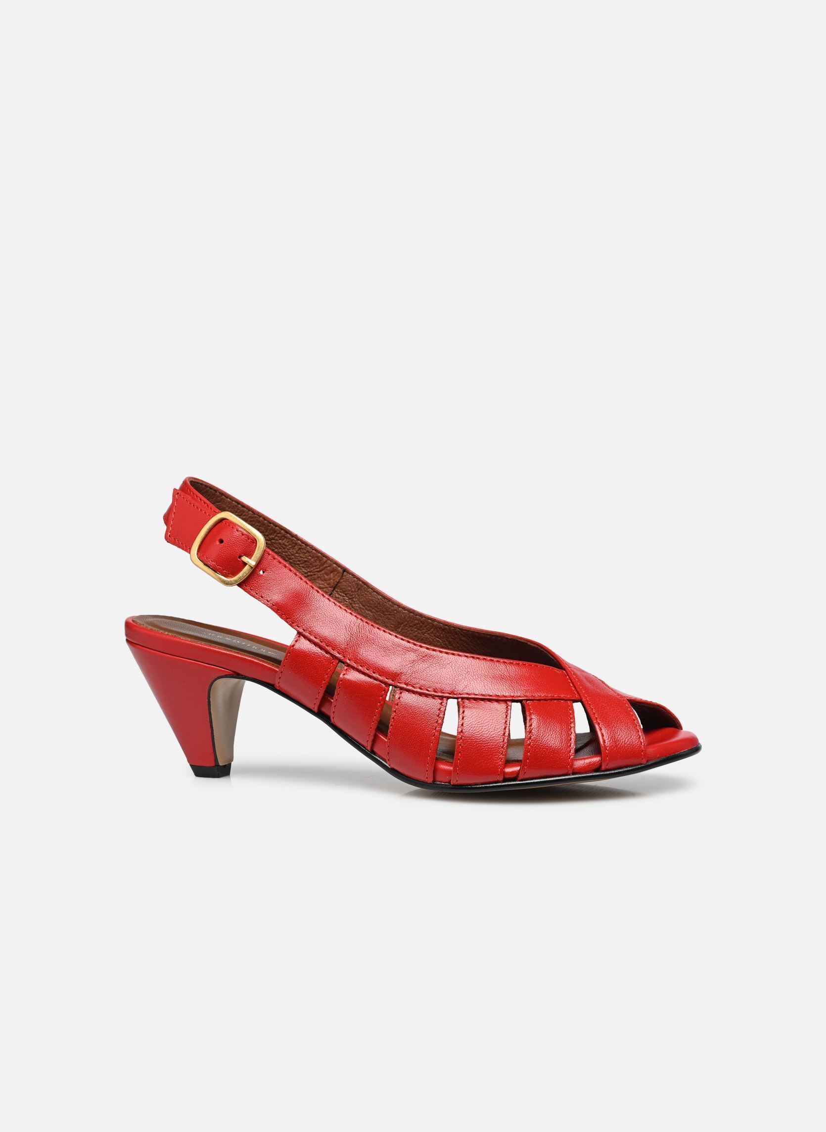 Sandalias SOPHIE 50 mujer rojo Anonymous Copenhagen Sandalias SOPHIE 50 mujer rojo SHINY LAMB RUBY RED