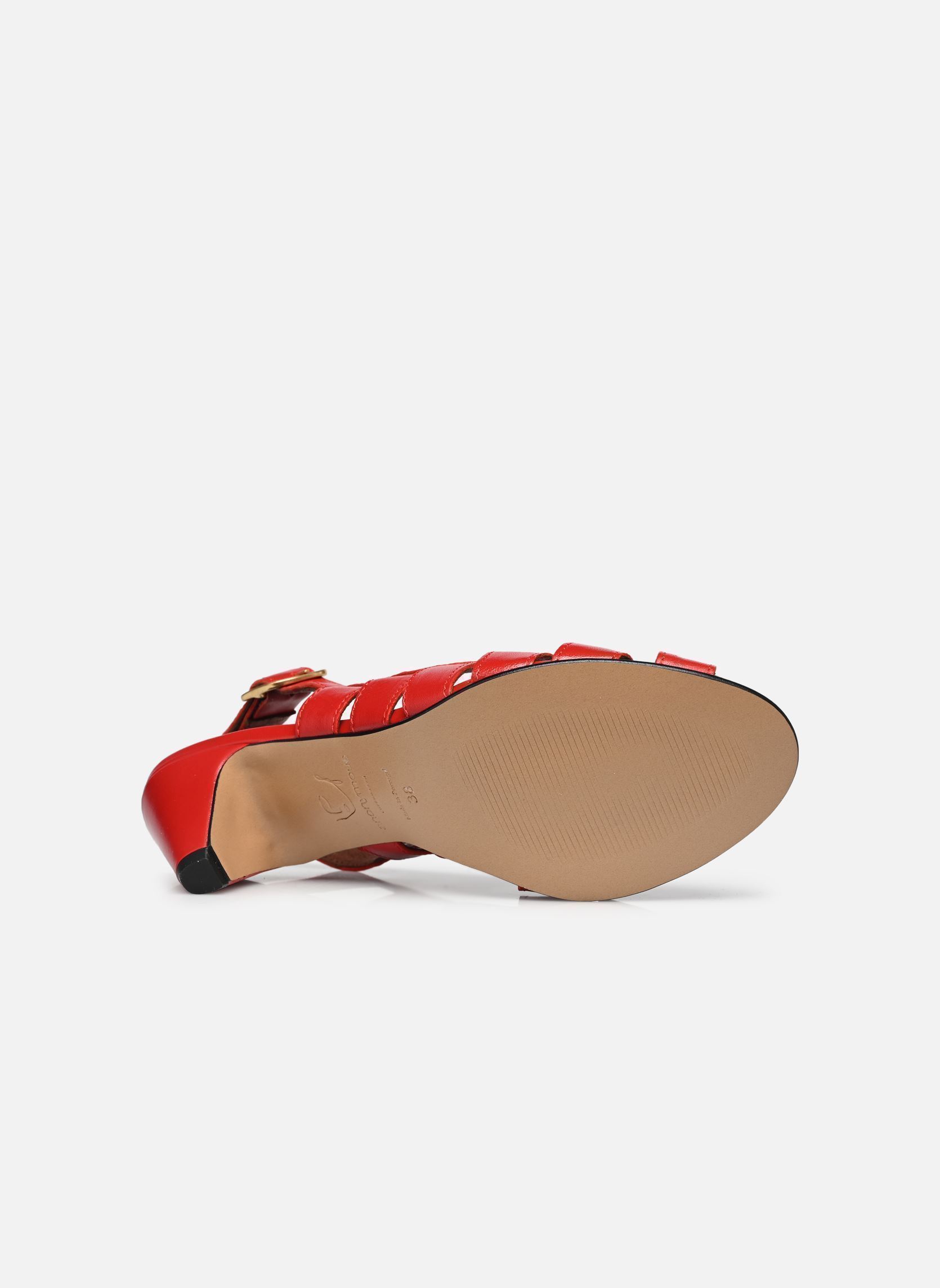 Sandalias SOPHIE 50 mujer rojo Anonymous Copenhagen Sandalias SOPHIE 50 mujer rojo SHINY LAMB RUBY RED