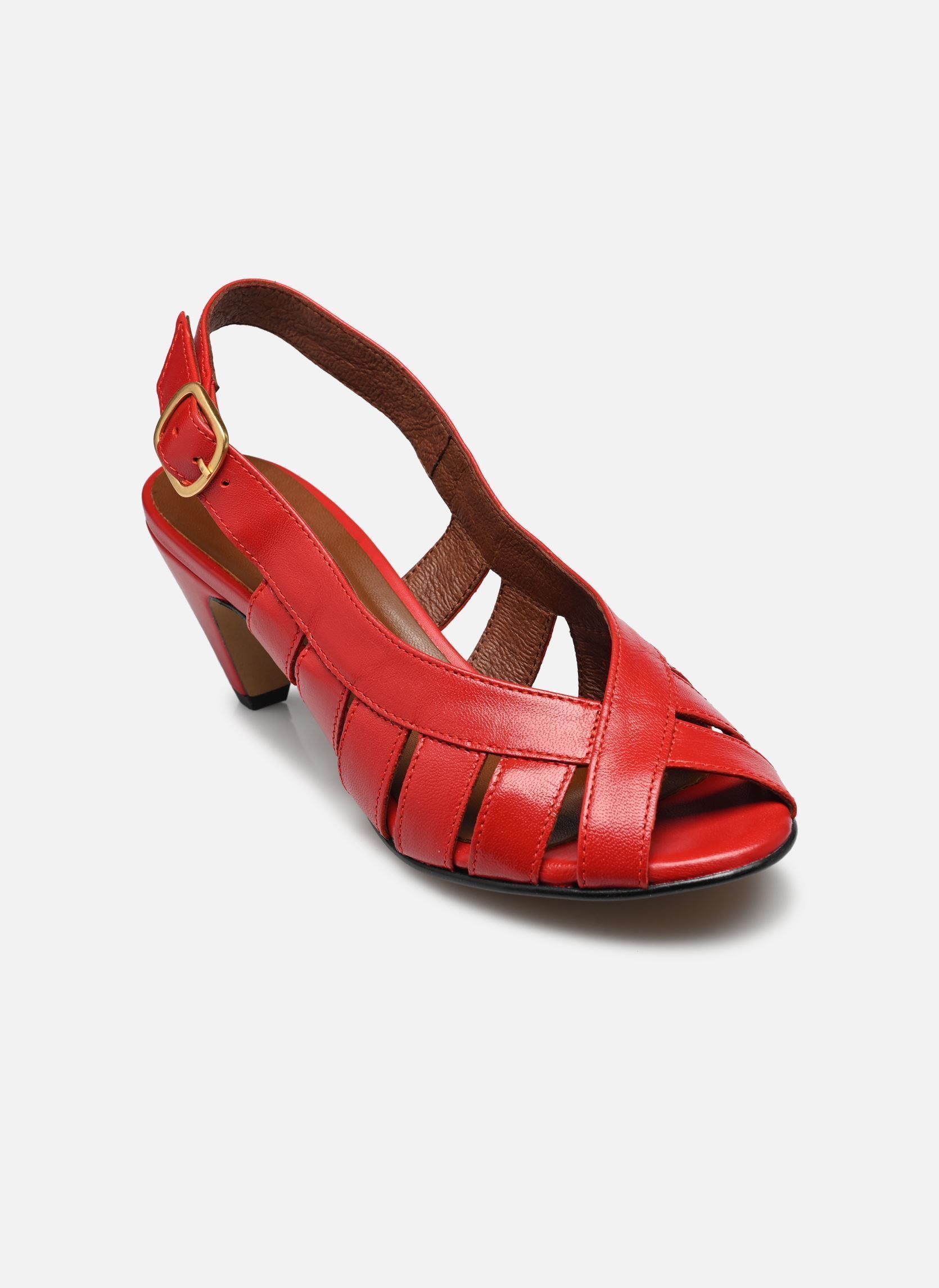 Sandalias SOPHIE 50 mujer rojo Anonymous Copenhagen Sandalias SOPHIE 50 mujer rojo SHINY LAMB RUBY RED