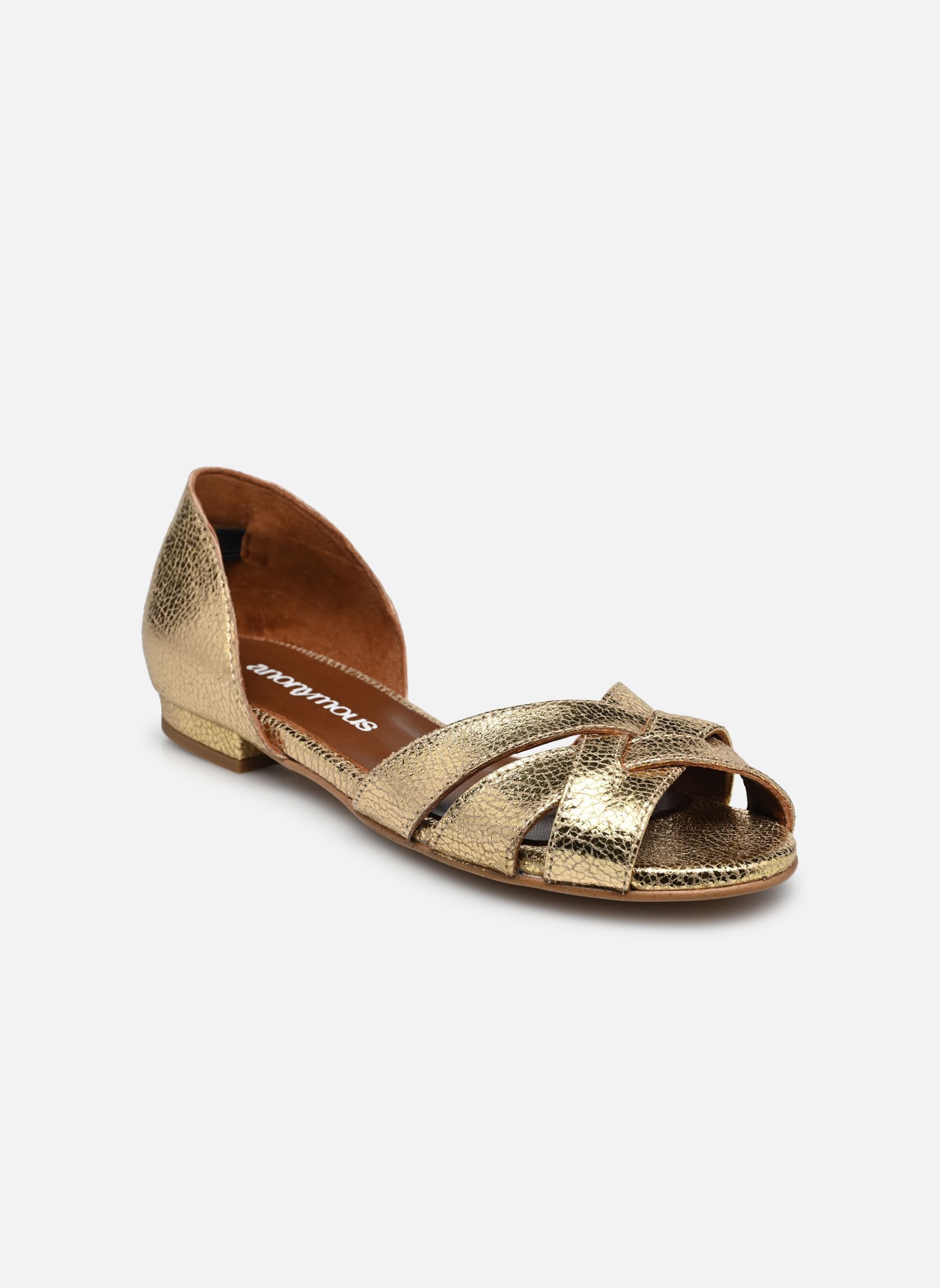 Sandalen SANNI 20 damen gold und bronze Anonymous Copenhagen Sandalen SANNI 20 damen gold und bronze CRACKLED METALLIC GOAT GOLD