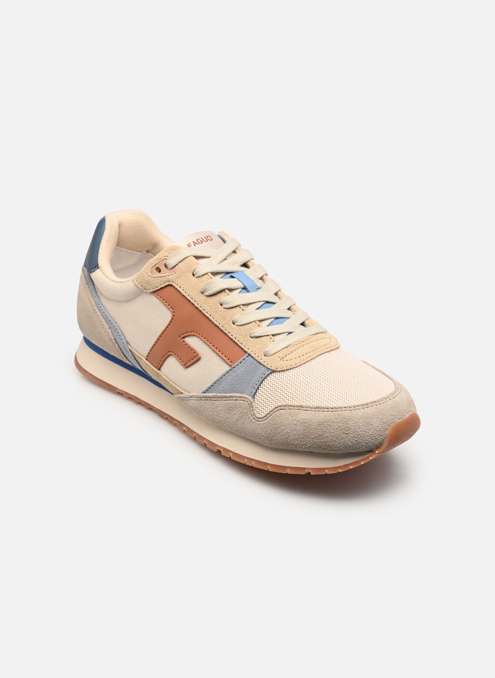 Baskets basses ELM SYN WOVEN SUEDE M homme beige Faguo Baskets basses ELM SYN WOVEN SUEDE M homme beige CREAM/TAWNY