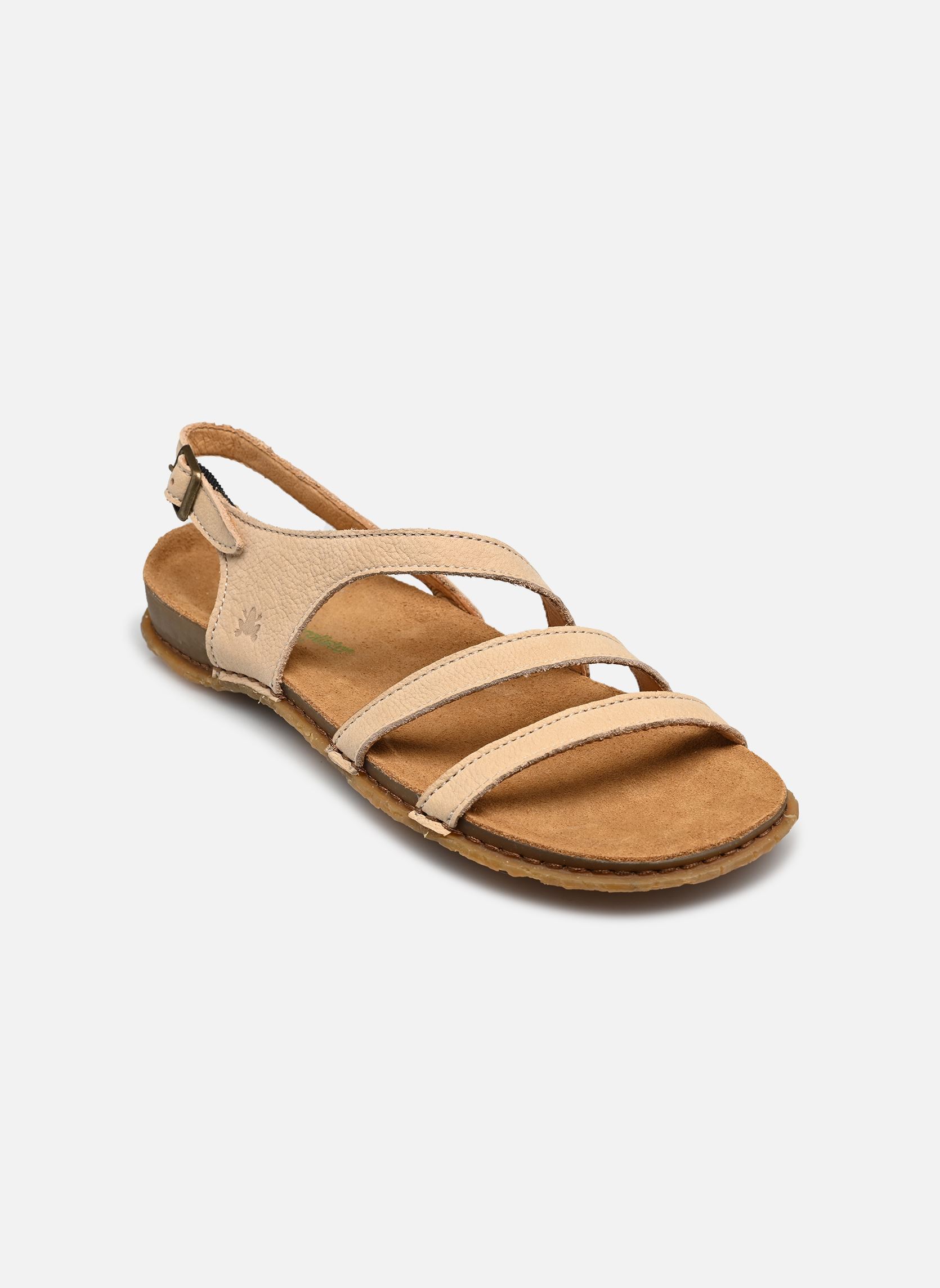 Sandalen Panglao N5811 damen weiß El Naturalista Sandalen Panglao N5811 damen weiß NOBUCK LAVADO CREAM