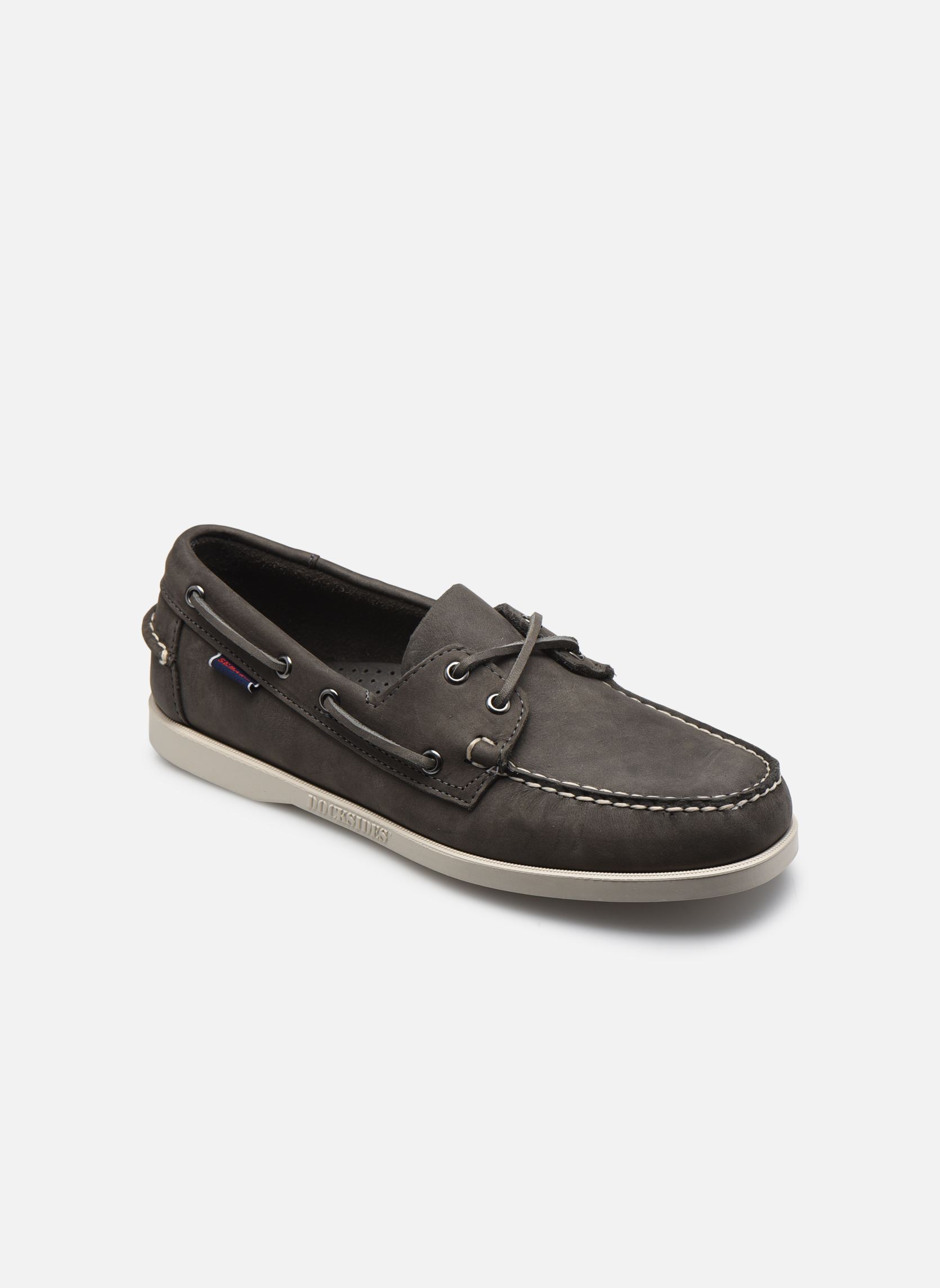 Chaussures bateaux Portland Crazy H Docksides homme gris Sebago Chaussures bateaux Portland Crazy H Docksides homme gris DARK GREY