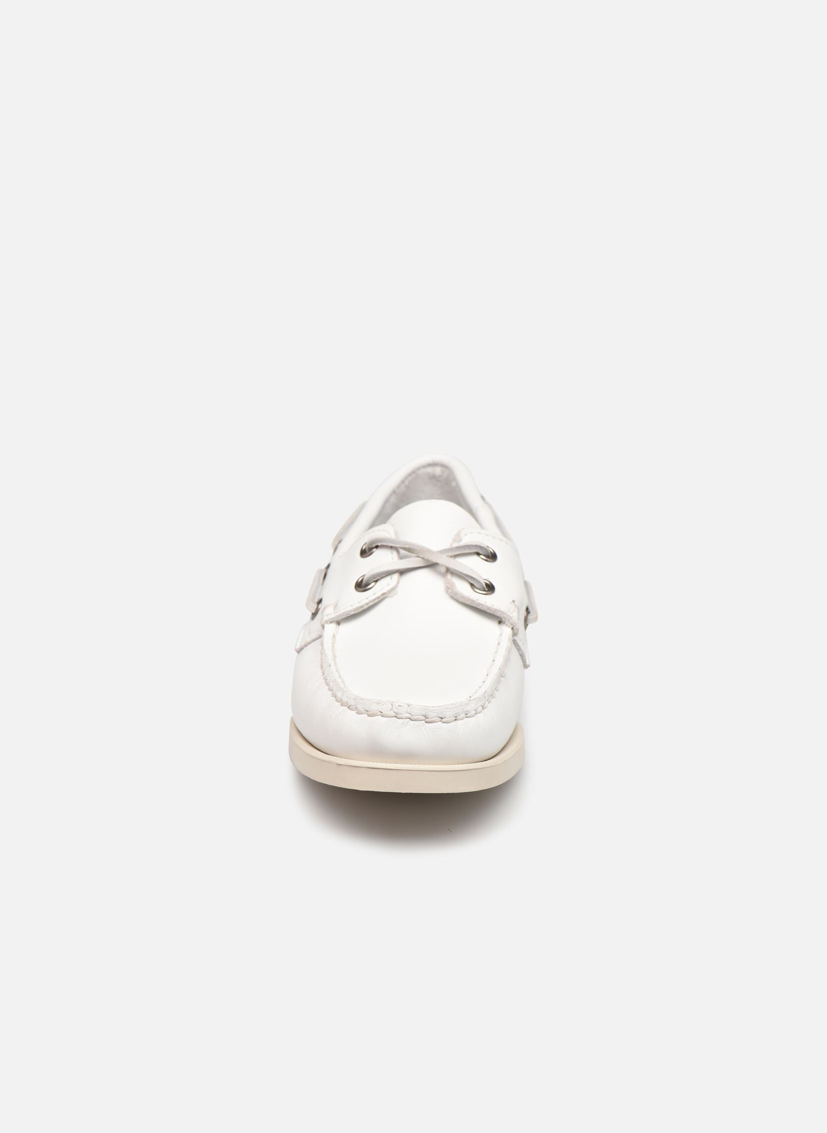 Mocassins Portland Docksides W femme blanc Sebago Mocassins Portland Docksides W femme blanc White