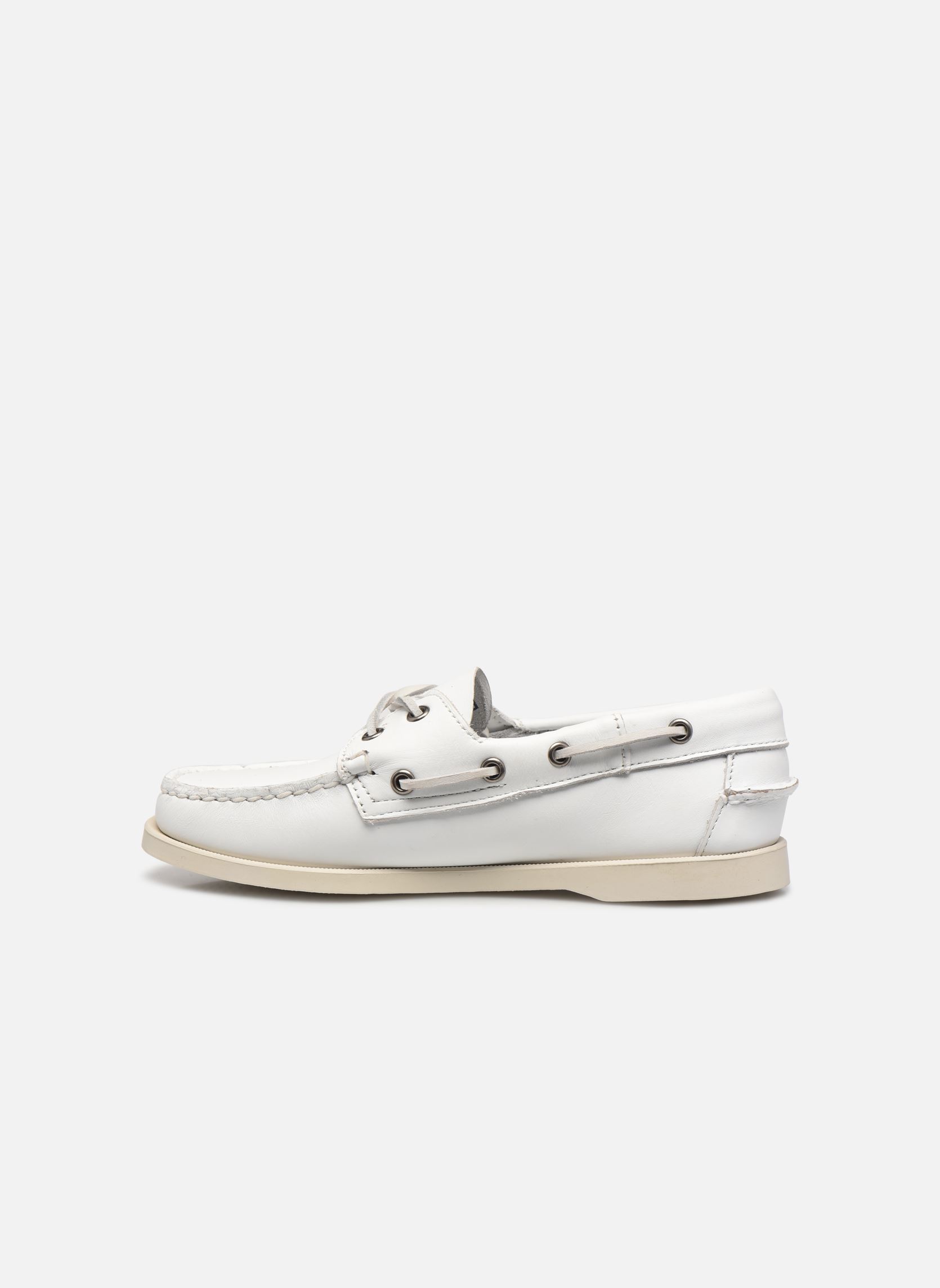 Mocassins Portland Docksides W femme blanc Sebago Mocassins Portland Docksides W femme blanc White