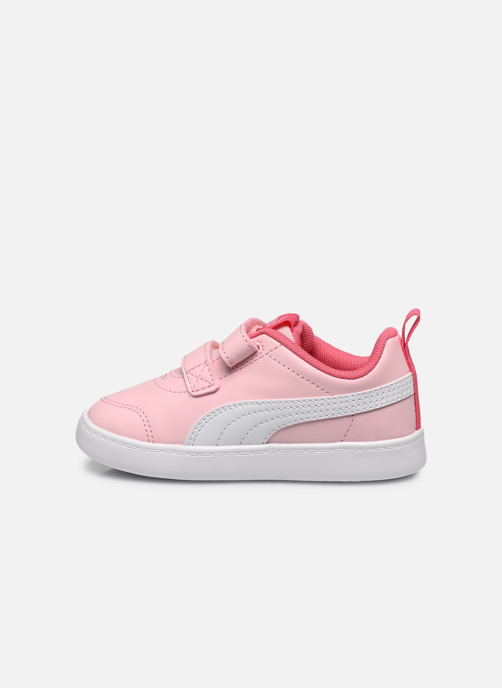 Niedrige Sneaker Inf Courtflex V2 mädchen rosa Puma Niedrige Sneaker Inf Courtflex V2 mädchen rosa ALMOND BLOSSOM-PUMA WHITE