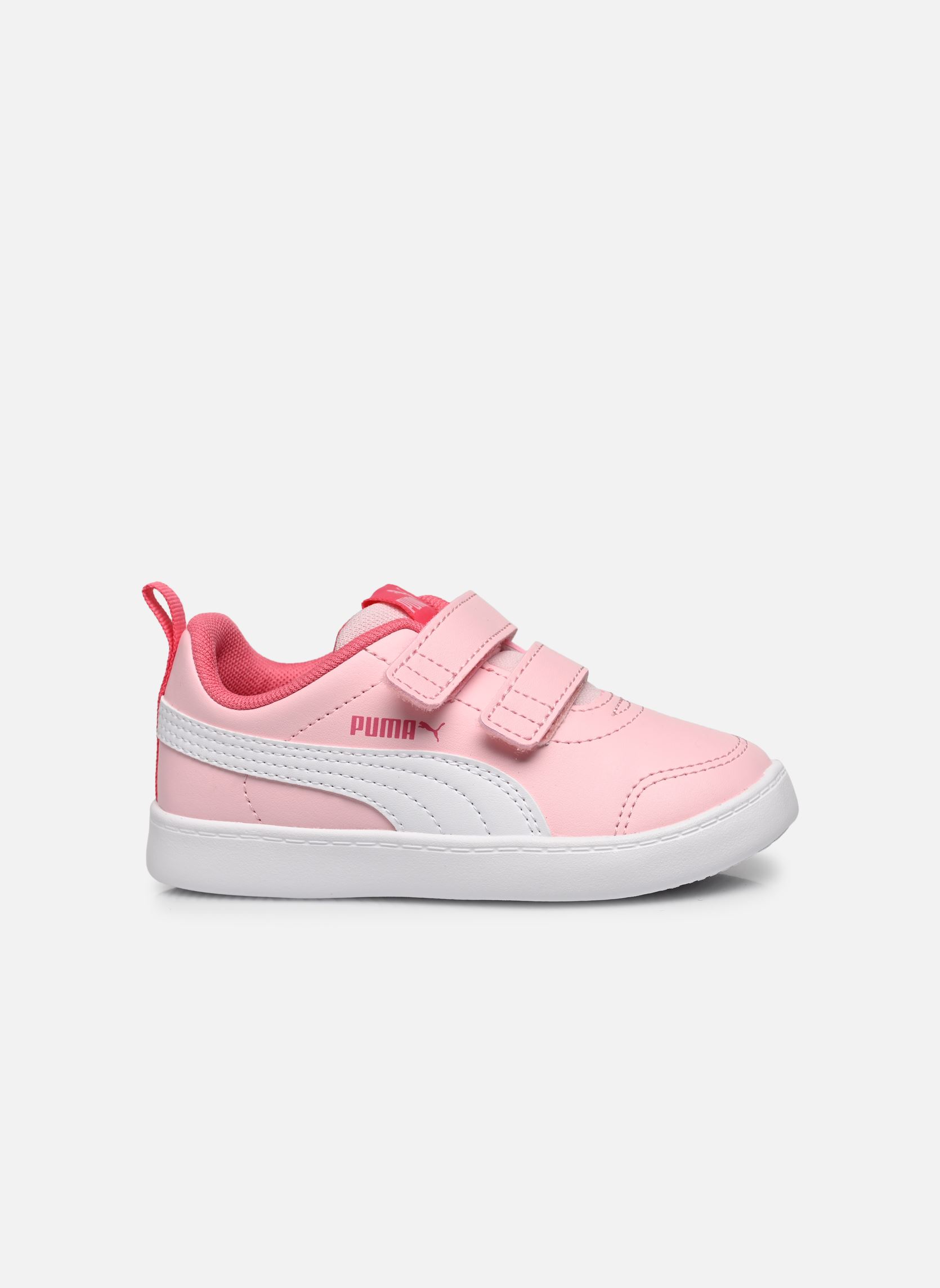 Niedrige Sneaker Inf Courtflex V2 mädchen rosa Puma Niedrige Sneaker Inf Courtflex V2 mädchen rosa ALMOND BLOSSOM-PUMA WHITE