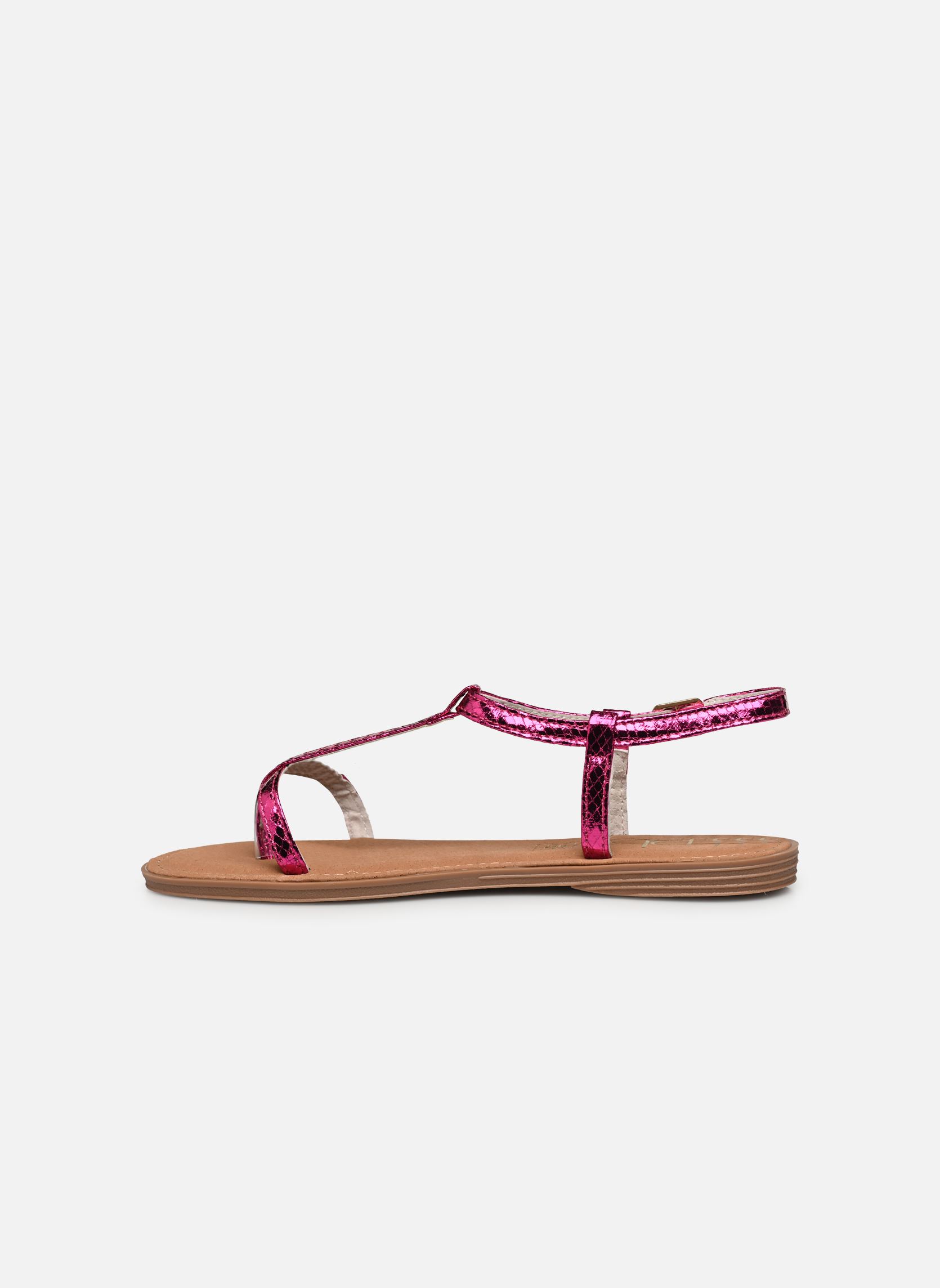 Sandalen BULLE damen rosa LPB -LES PETITES BOMBES Sandalen BULLE damen rosa Fuchsia Snake Metal