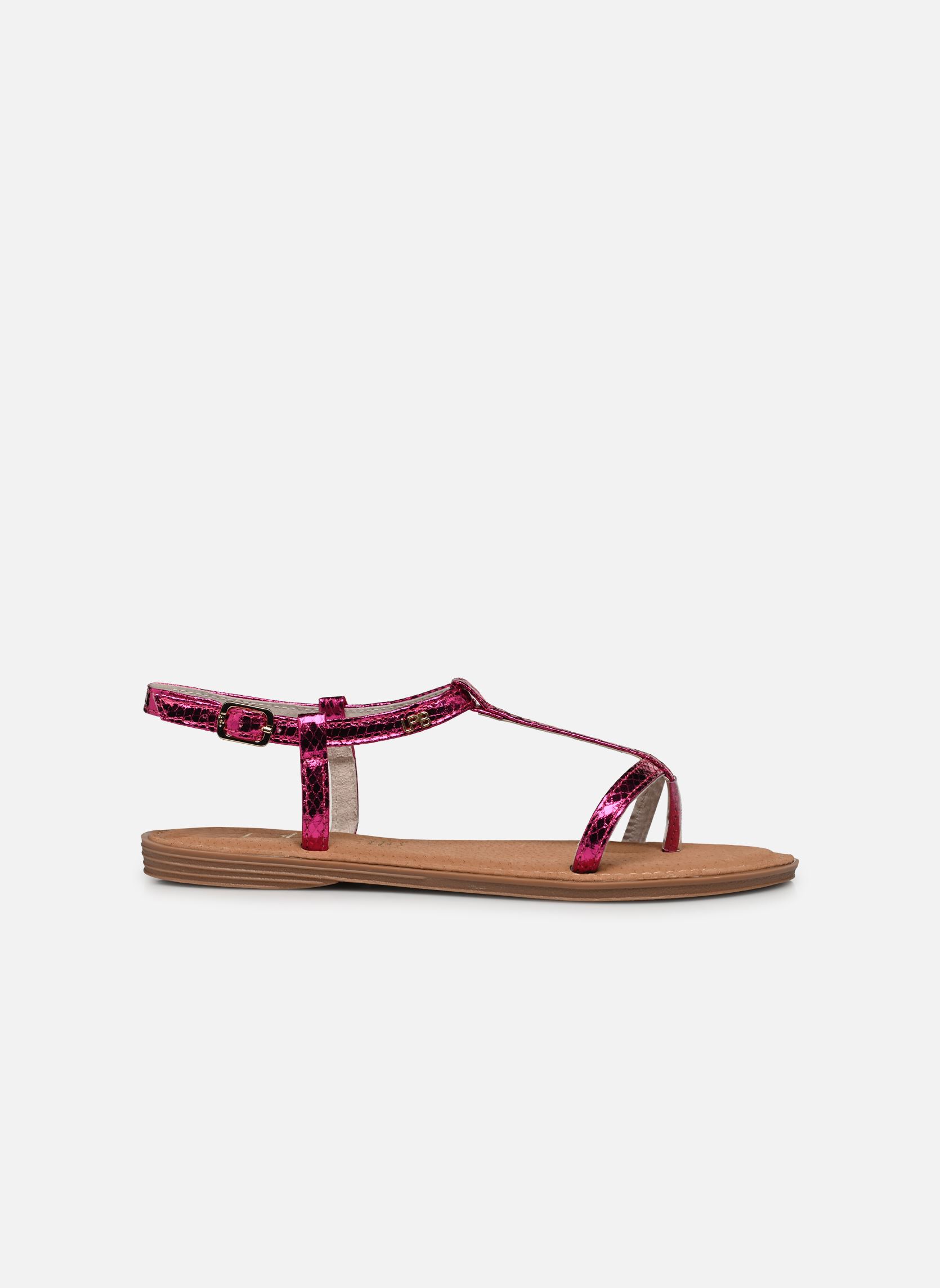 Sandalen BULLE damen rosa LPB -LES PETITES BOMBES Sandalen BULLE damen rosa Fuchsia Snake Metal