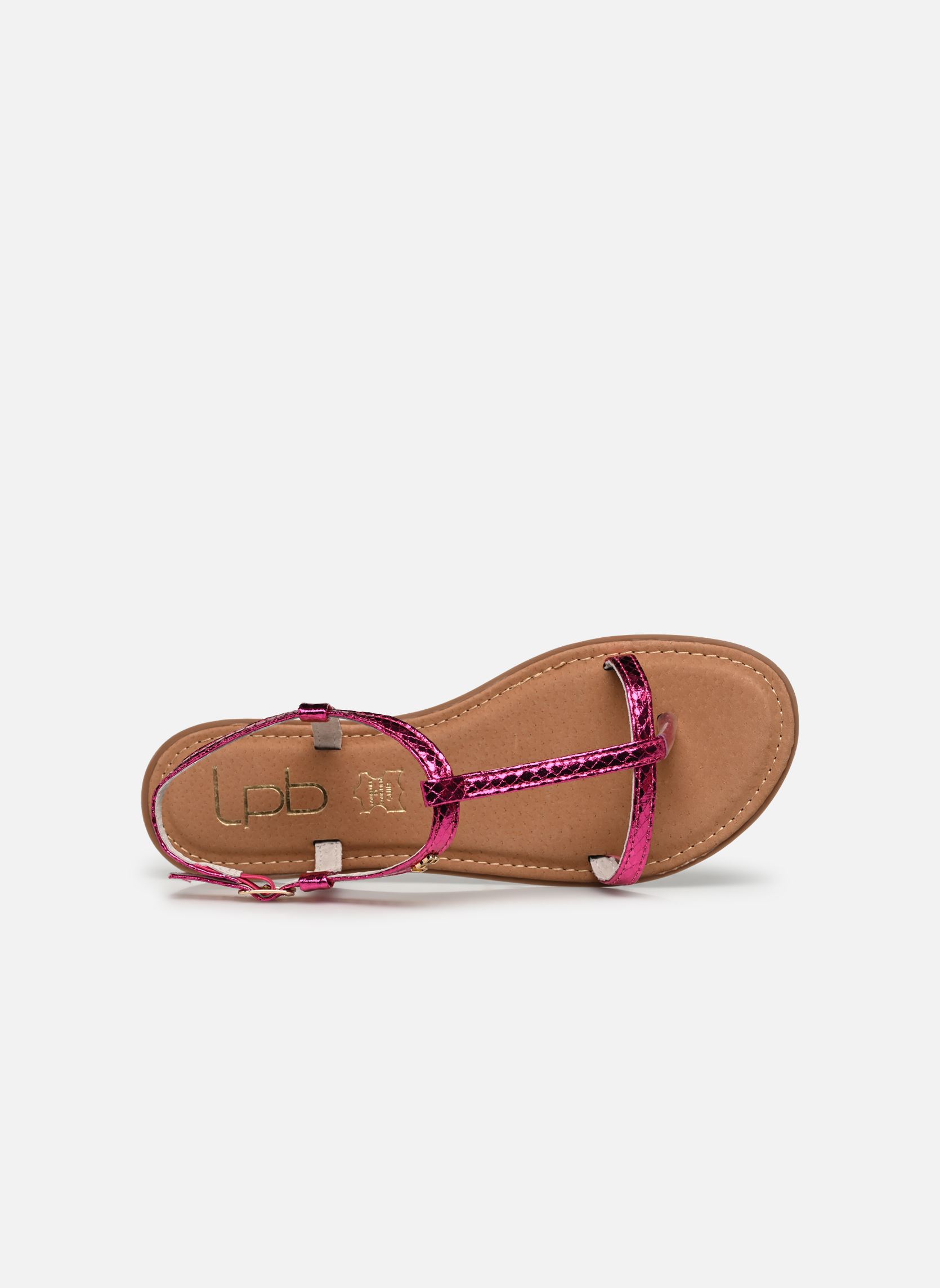 Sandalen BULLE damen rosa LPB -LES PETITES BOMBES Sandalen BULLE damen rosa Fuchsia Snake Metal