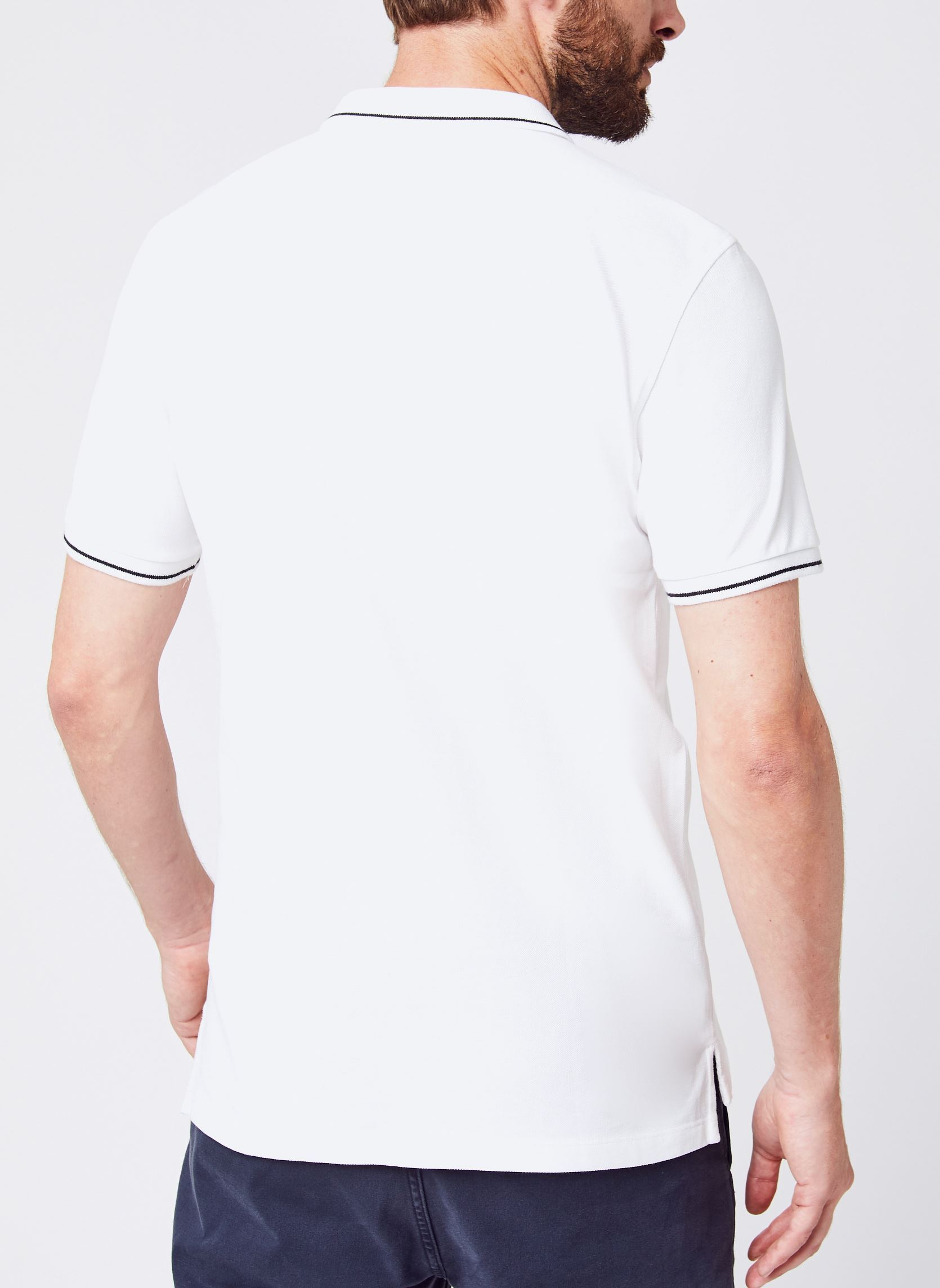 Polo's Pique Polo heren wit Lee Polo's Pique Polo heren wit BRIGHT WHITE