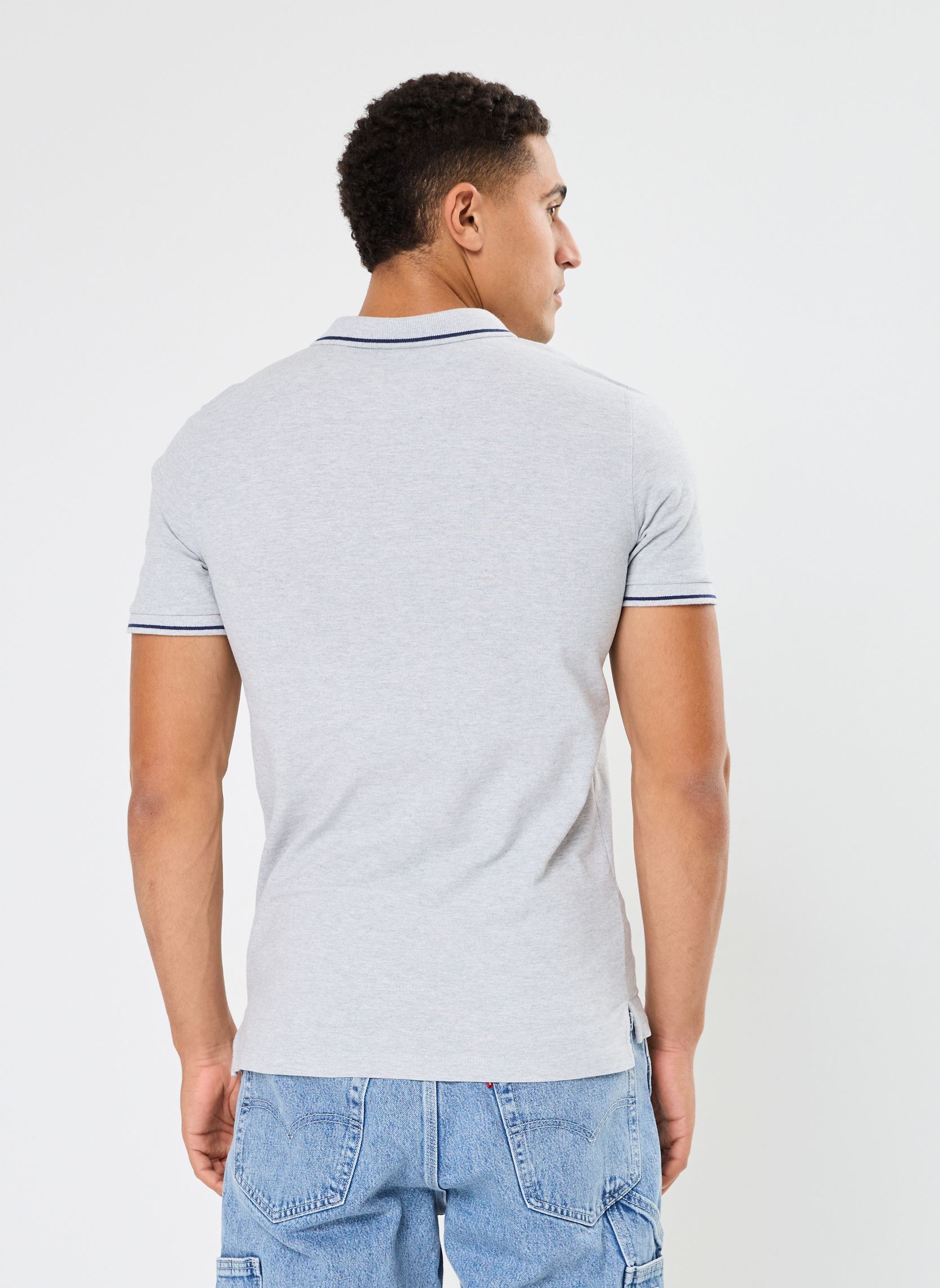 Poloshirts Pique Polo herren grau Lee Poloshirts Pique Polo herren grau SHARP GREY MELE