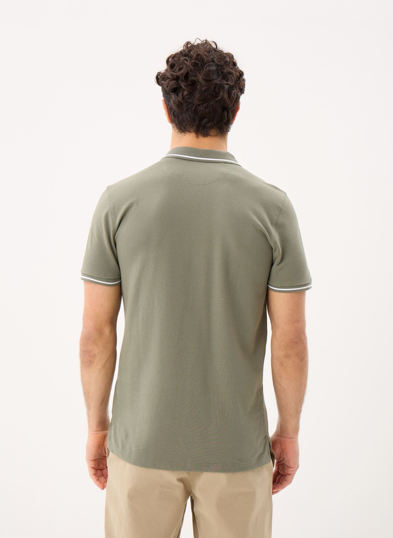 Poloshirts Pique Polo herren grün Lee Poloshirts Pique Polo herren grün LICHEN OLIVE