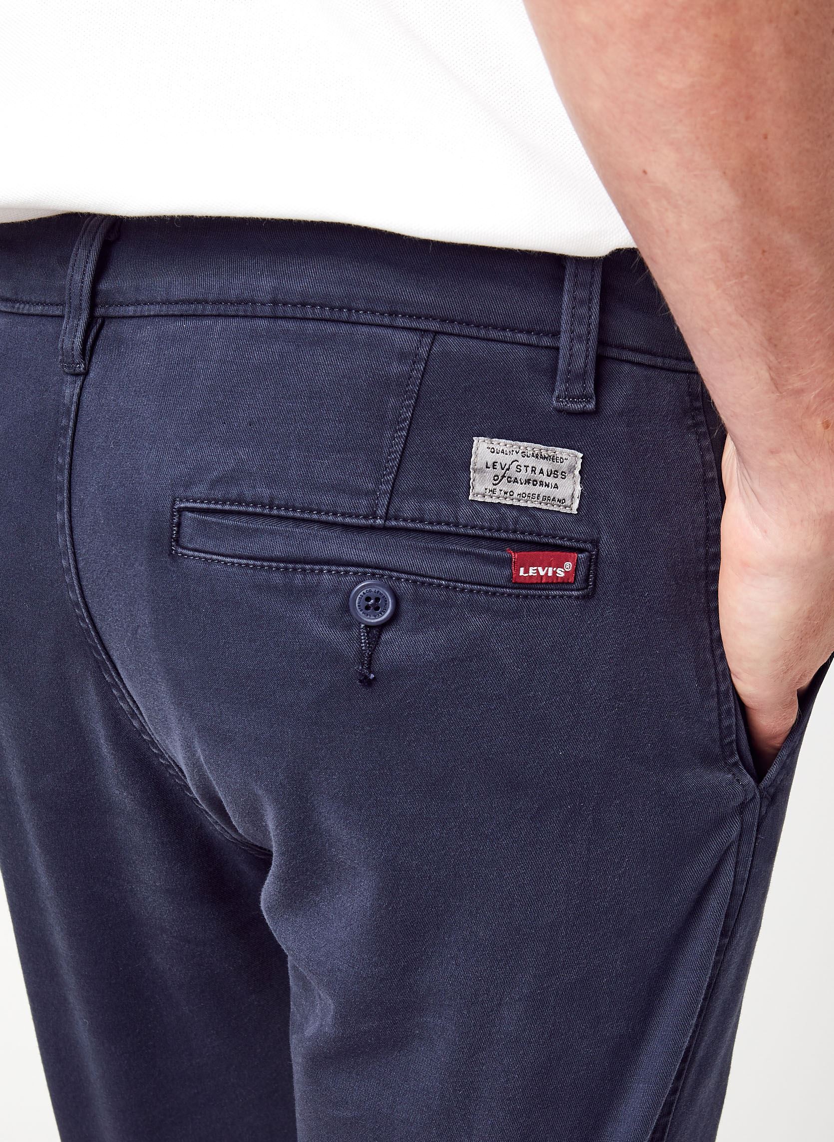 Pantalons chino XX CHINO STD II homme bleu Levi's Pantalons chino XX CHINO STD II homme bleu BALTIC NAVY SHADY GD