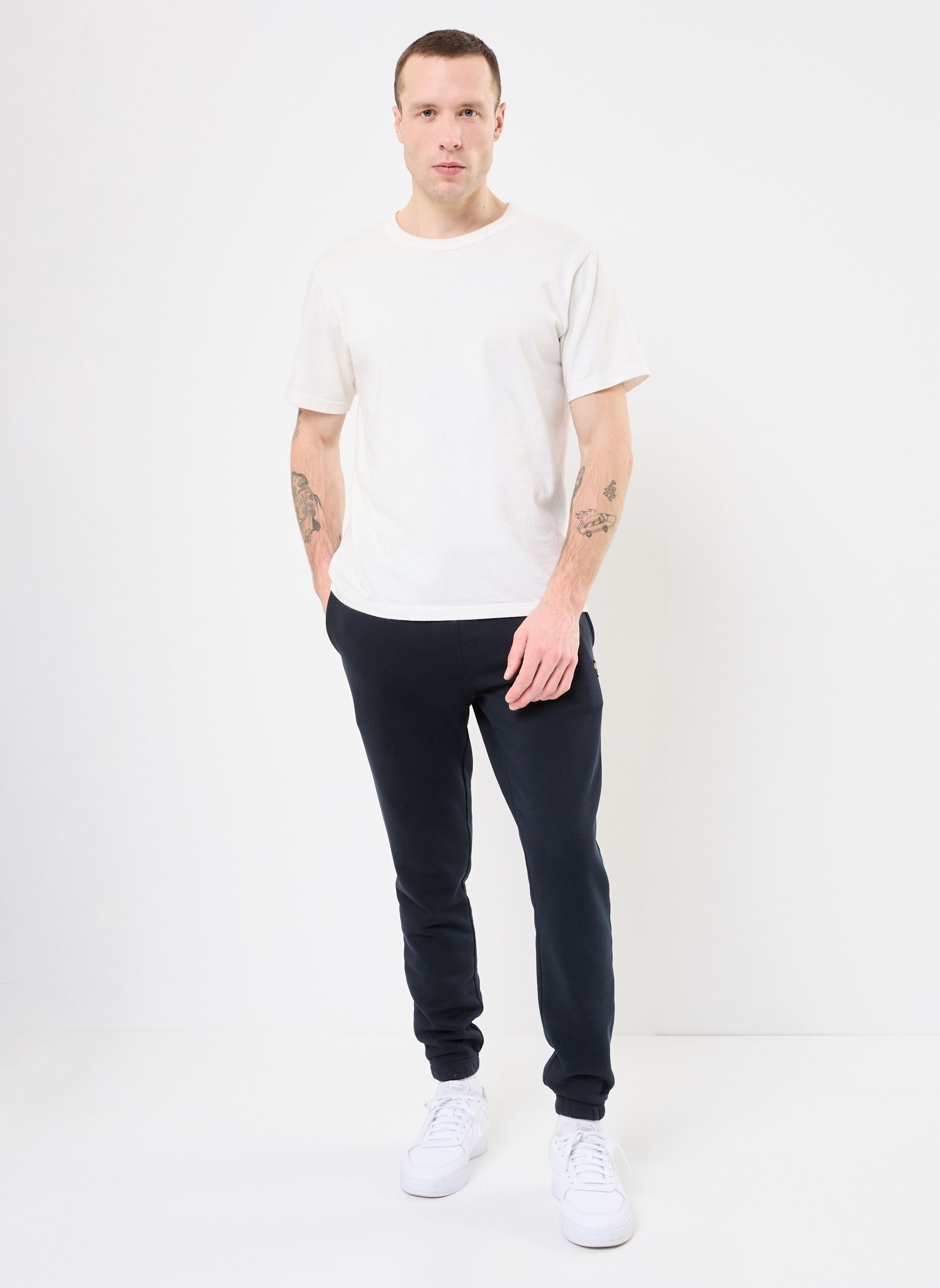 Tute Slim Sweat Pant uomo blu Lyle & Scott Tute Slim Sweat Pant uomo blu DARK NAVY
